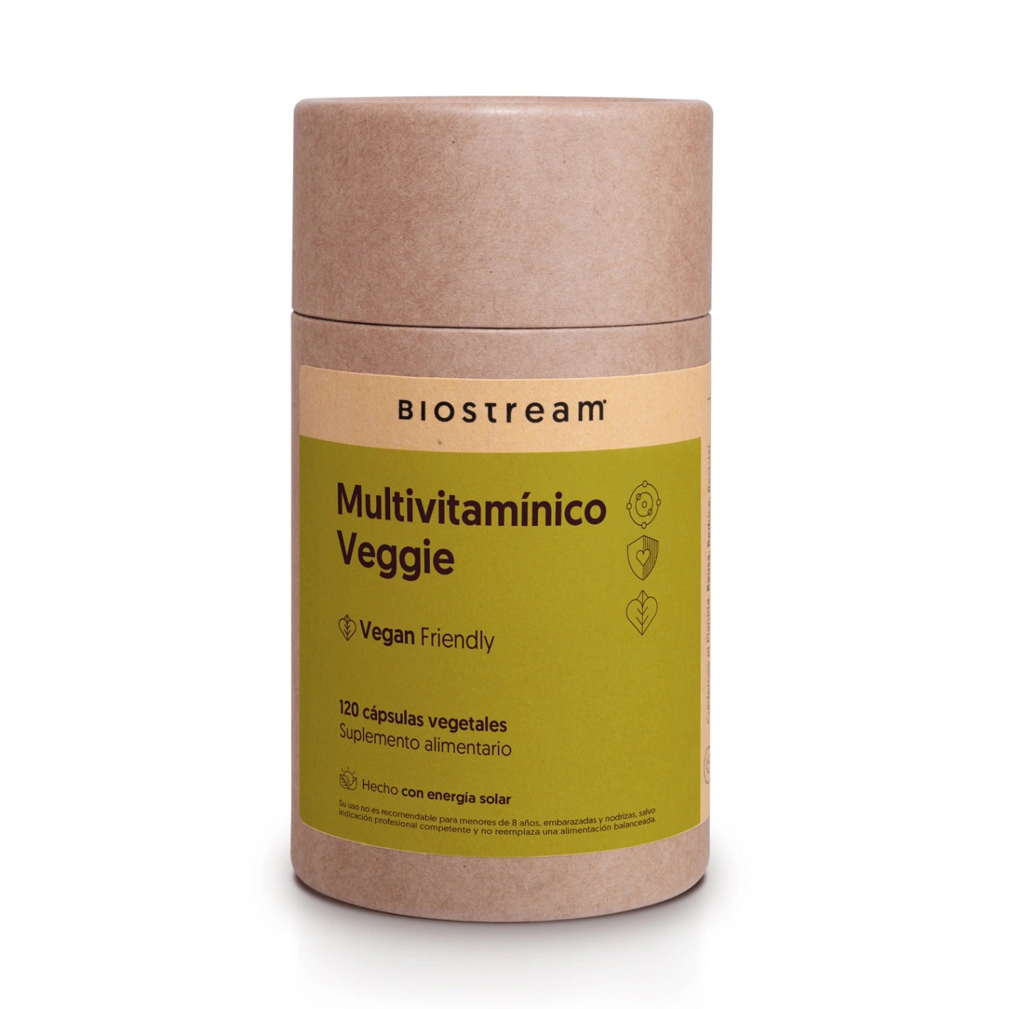 Multivitamínico Veggie 120 cápsulas Vegana
