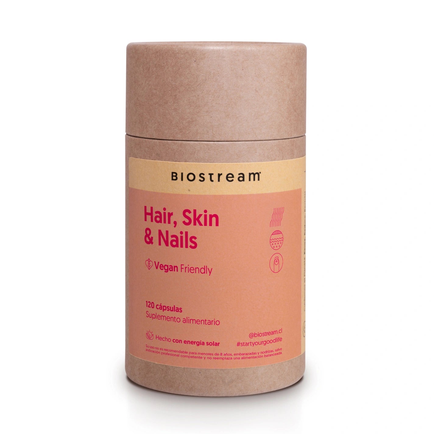 Hair, Skin & Nails 120 Cápsulas Micropellets Vegano