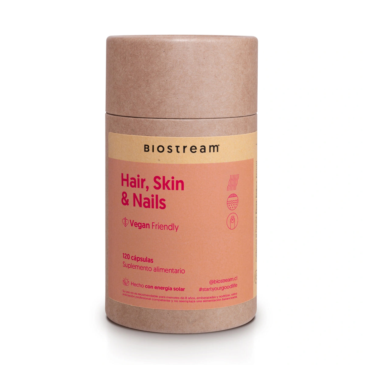 Hair, Skin & Nails 120 Cápsulas Micropellets Vegano