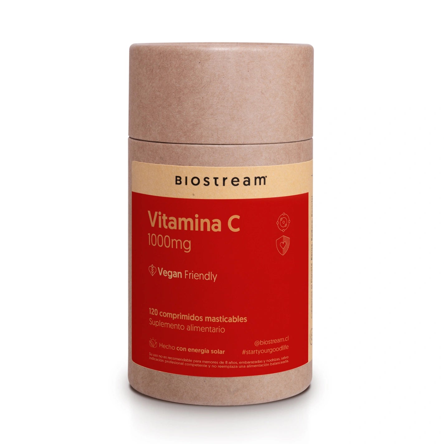 Vitamina C 1000mg 120 Comprimidos Vegano