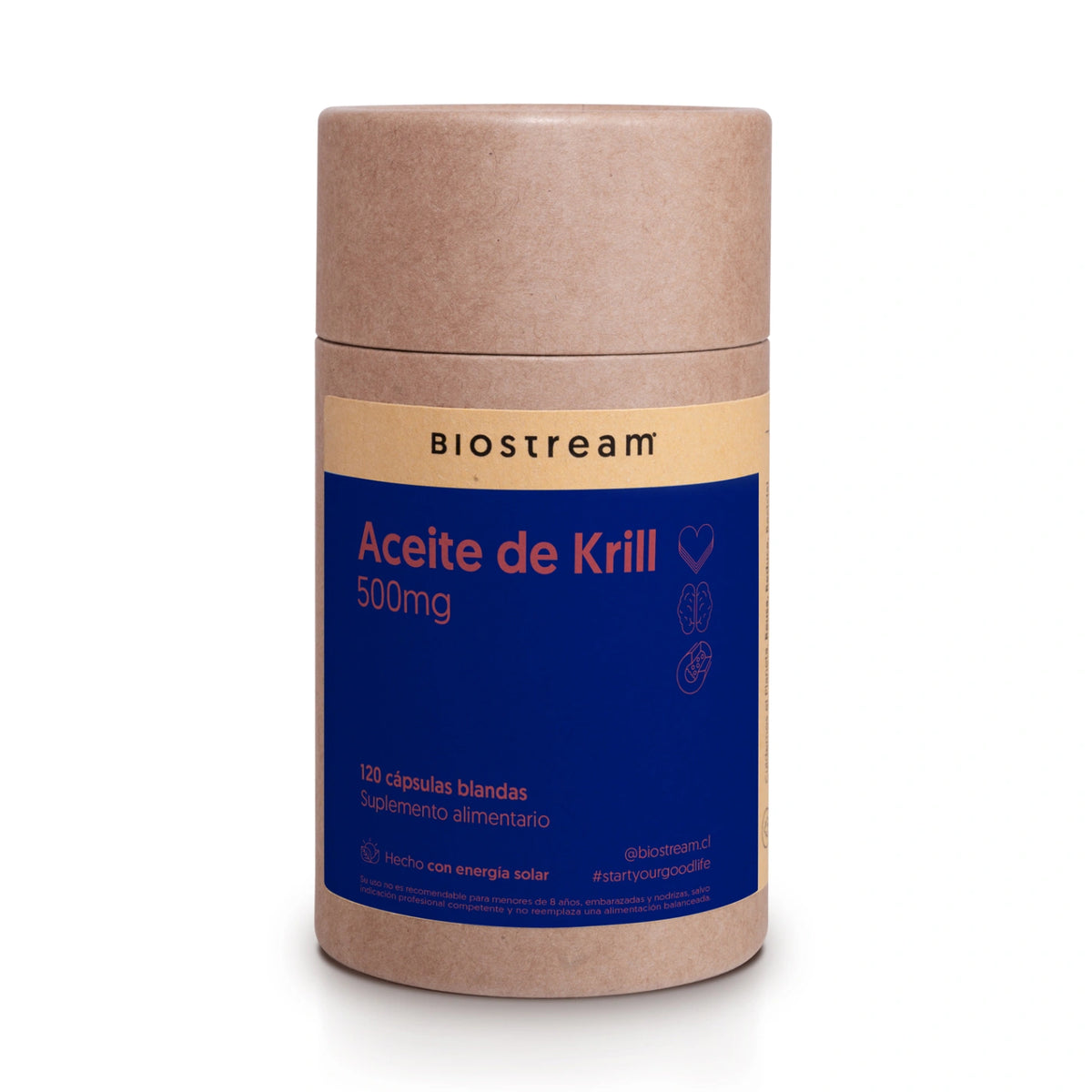 Aceite De Krill 500mg EPA + DHA 120 Cápsulas Blandas
