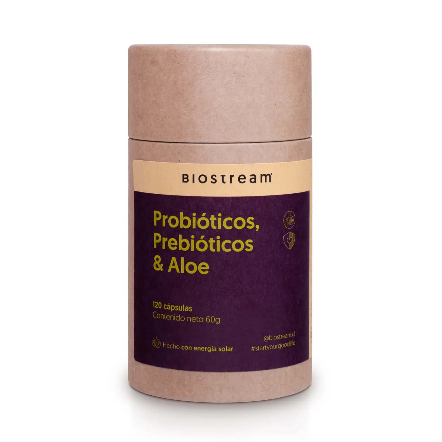Probióticos, Prebióticos & Aloe 120 Cápsulas