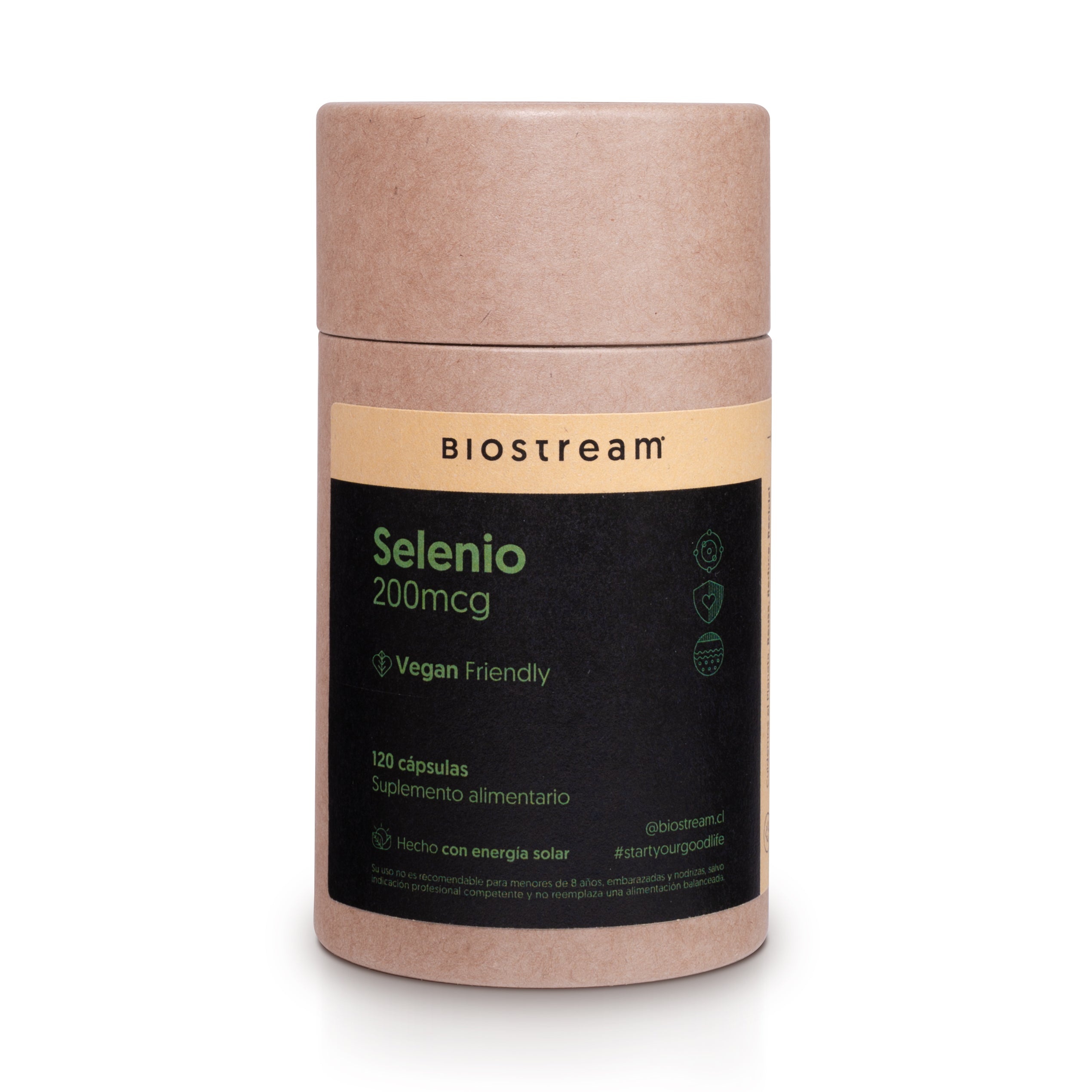 Selenio 200mcg 120 Capsulas Vegano