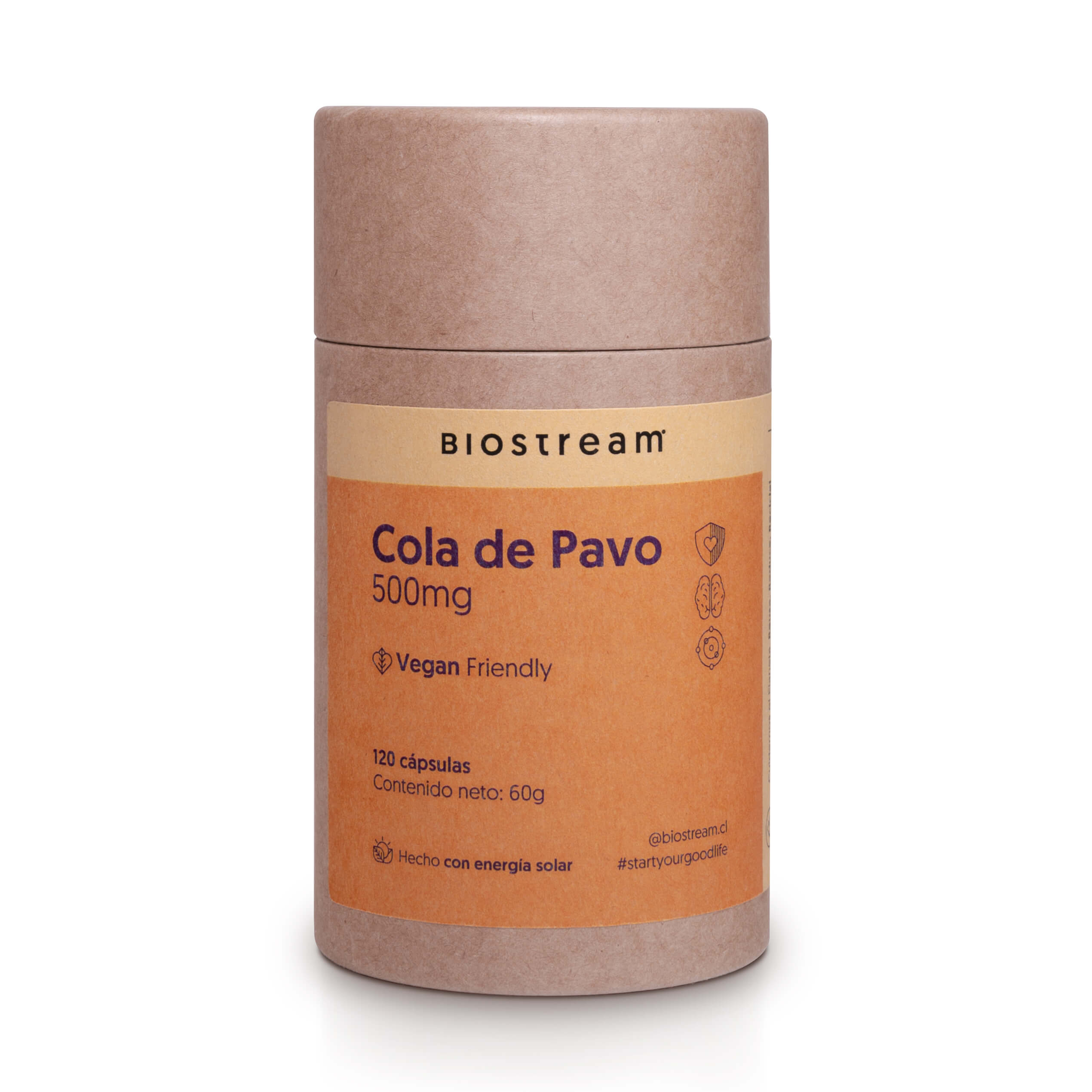 Hongo Cola de Pavo 500mg 120 Cápsulas Vegano