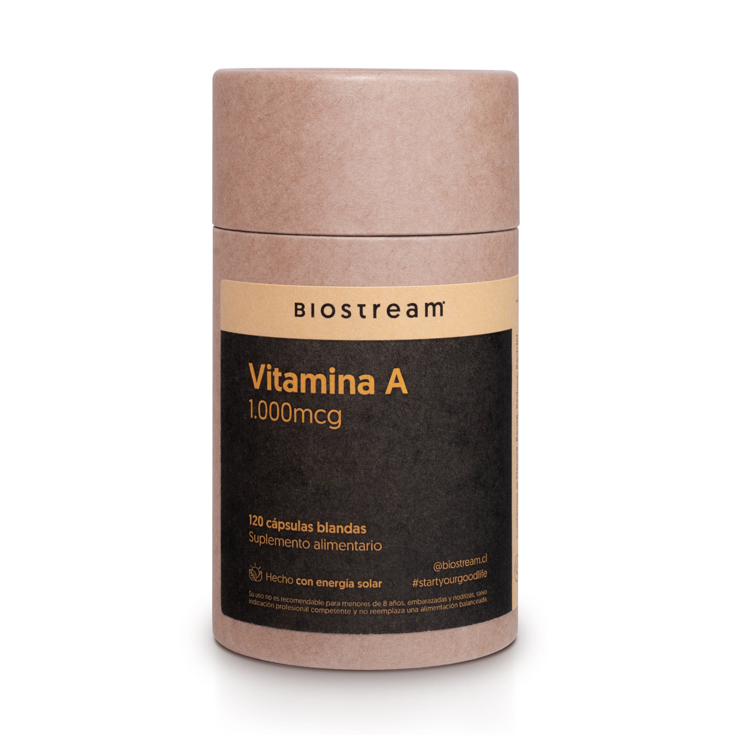 Vitamina A 1000mcg 120 Cápsulas Blandas