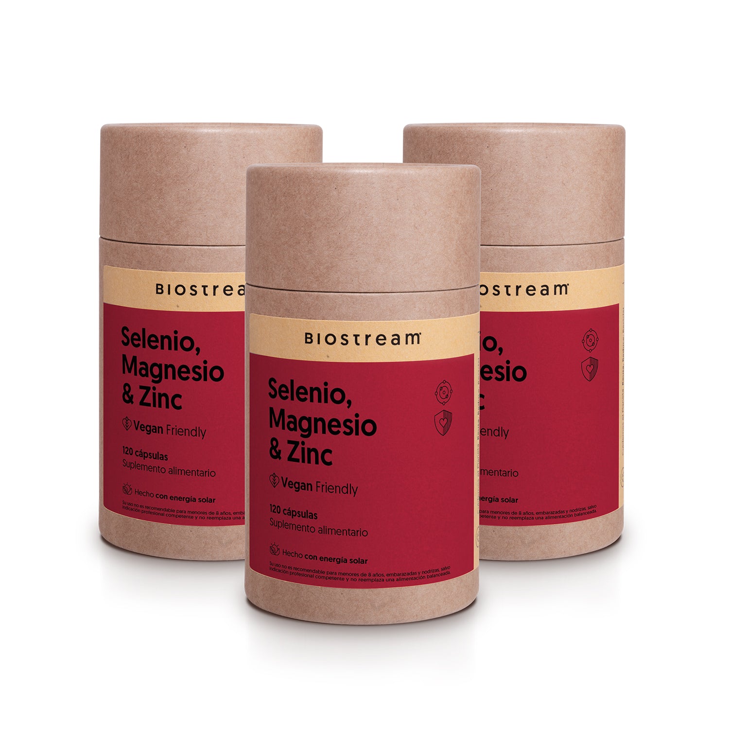 Selenio, Magnesio & Zinc 120 cápsulas Vegano