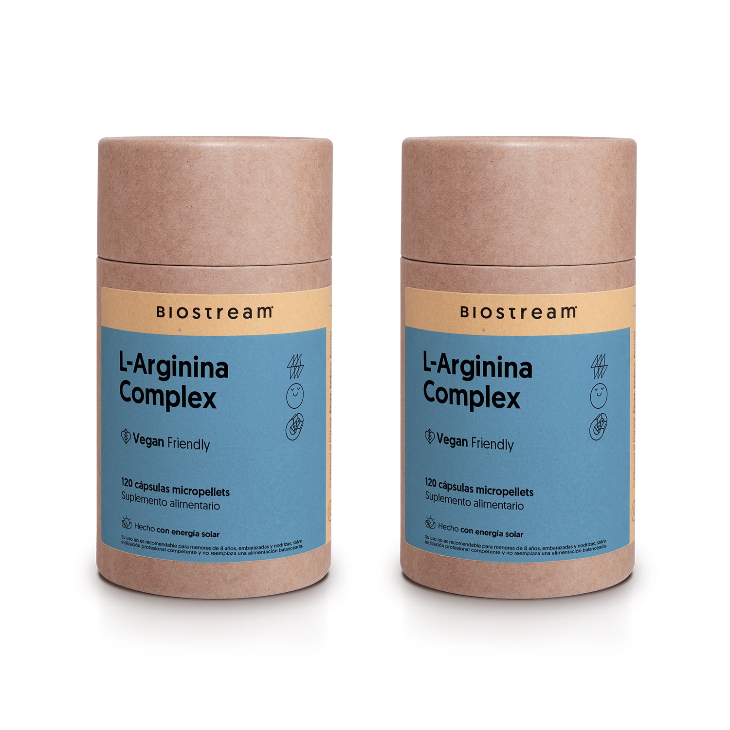 L-Arginina Complex 120 cápsulas micropellets Vegana