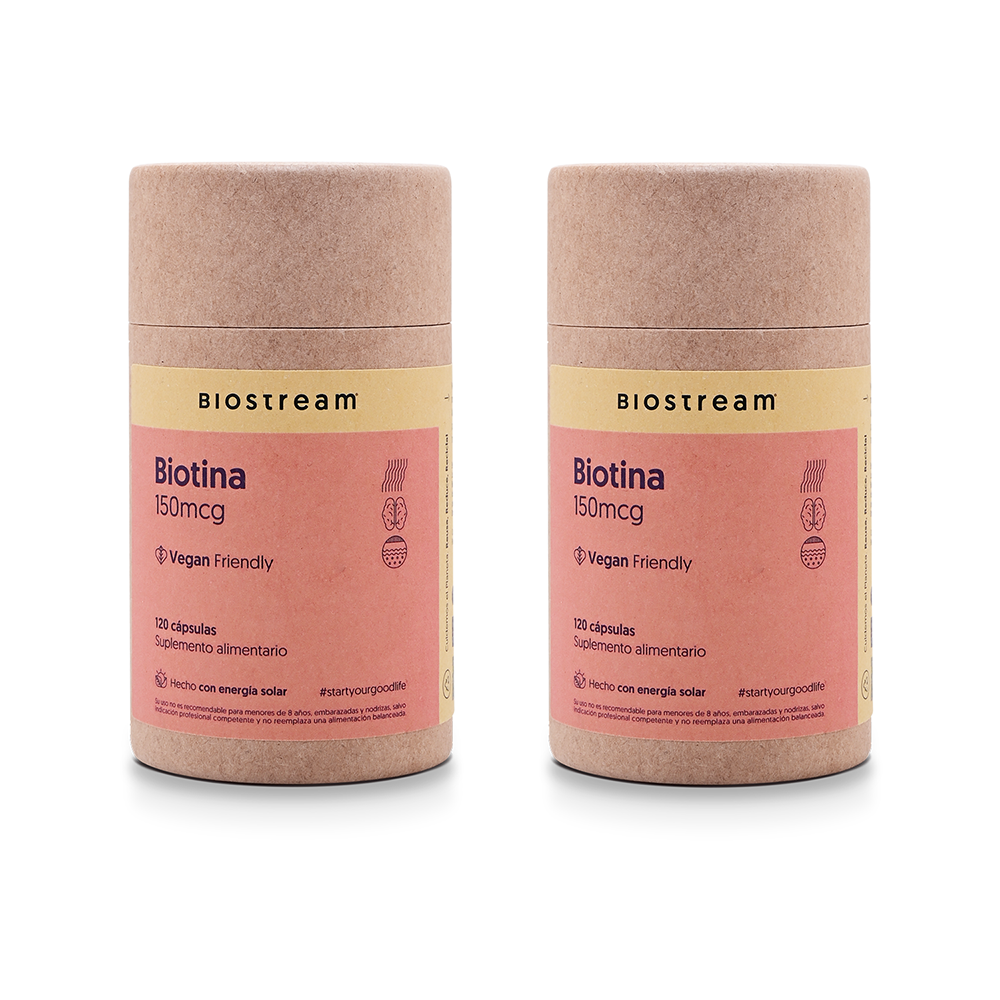 Biotina 150mcg 120 Cápsulas Vegana
