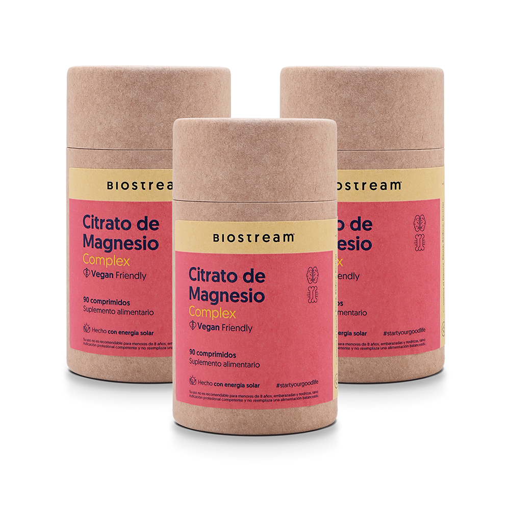Citrato de Magnesio, Vitamina D & Vitamina B6 90 Comprimidos Vegano