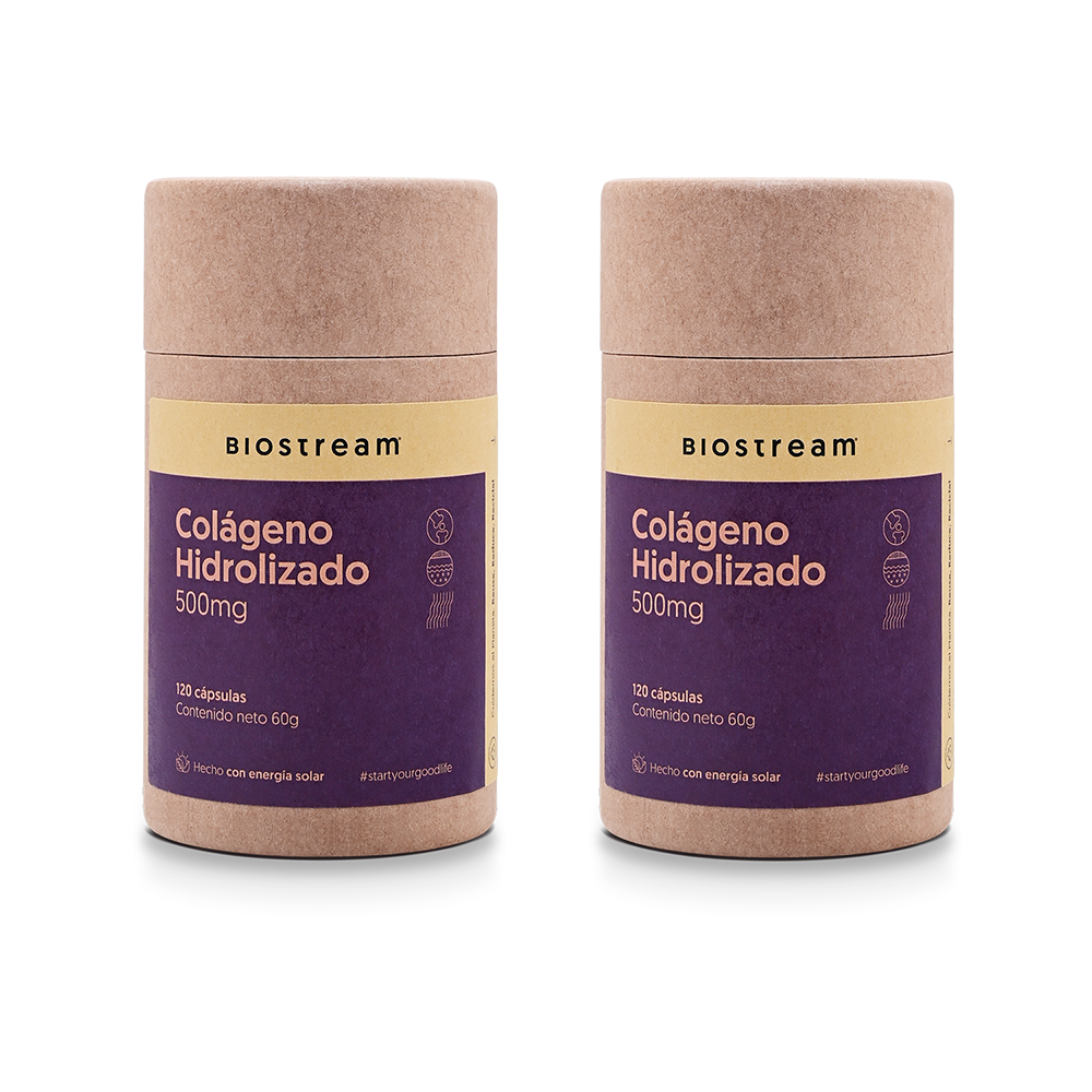Colágeno Hidrolizado 500mg 120 Cápsulas