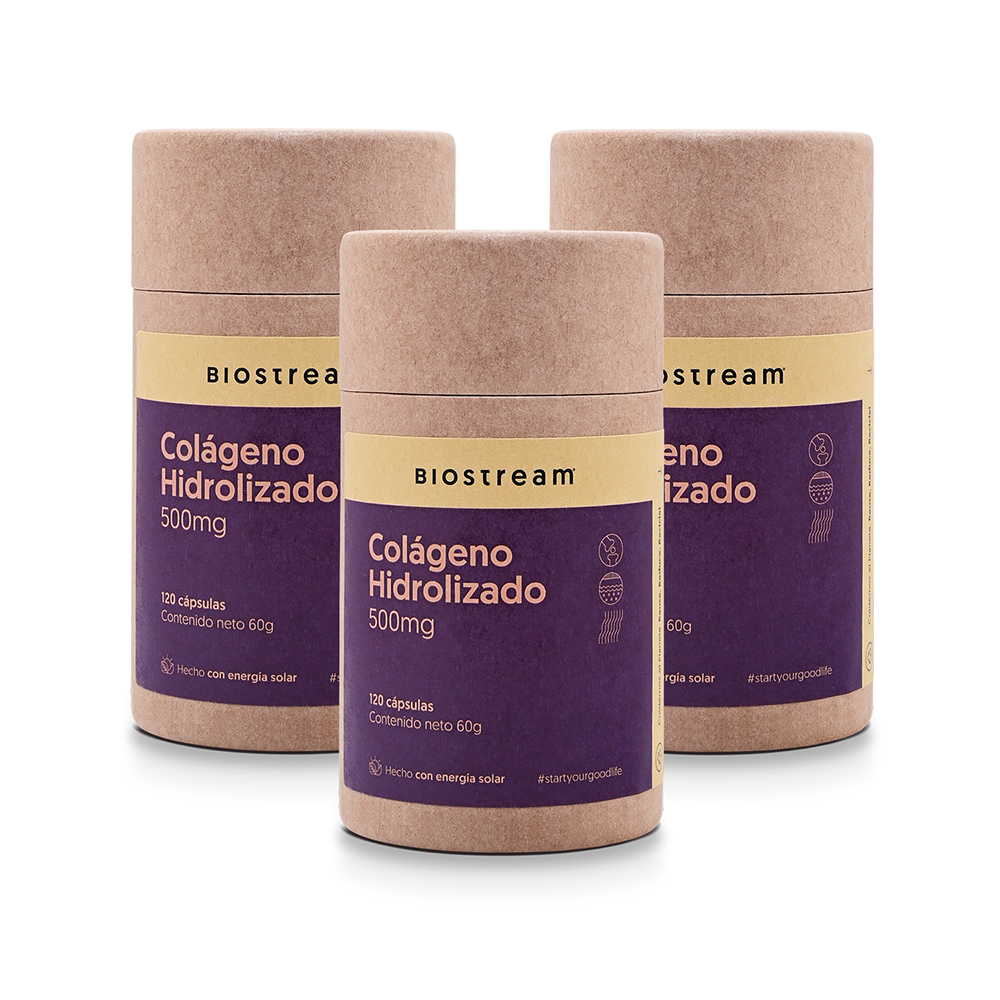 Colágeno Hidrolizado 500mg 120 Cápsulas
