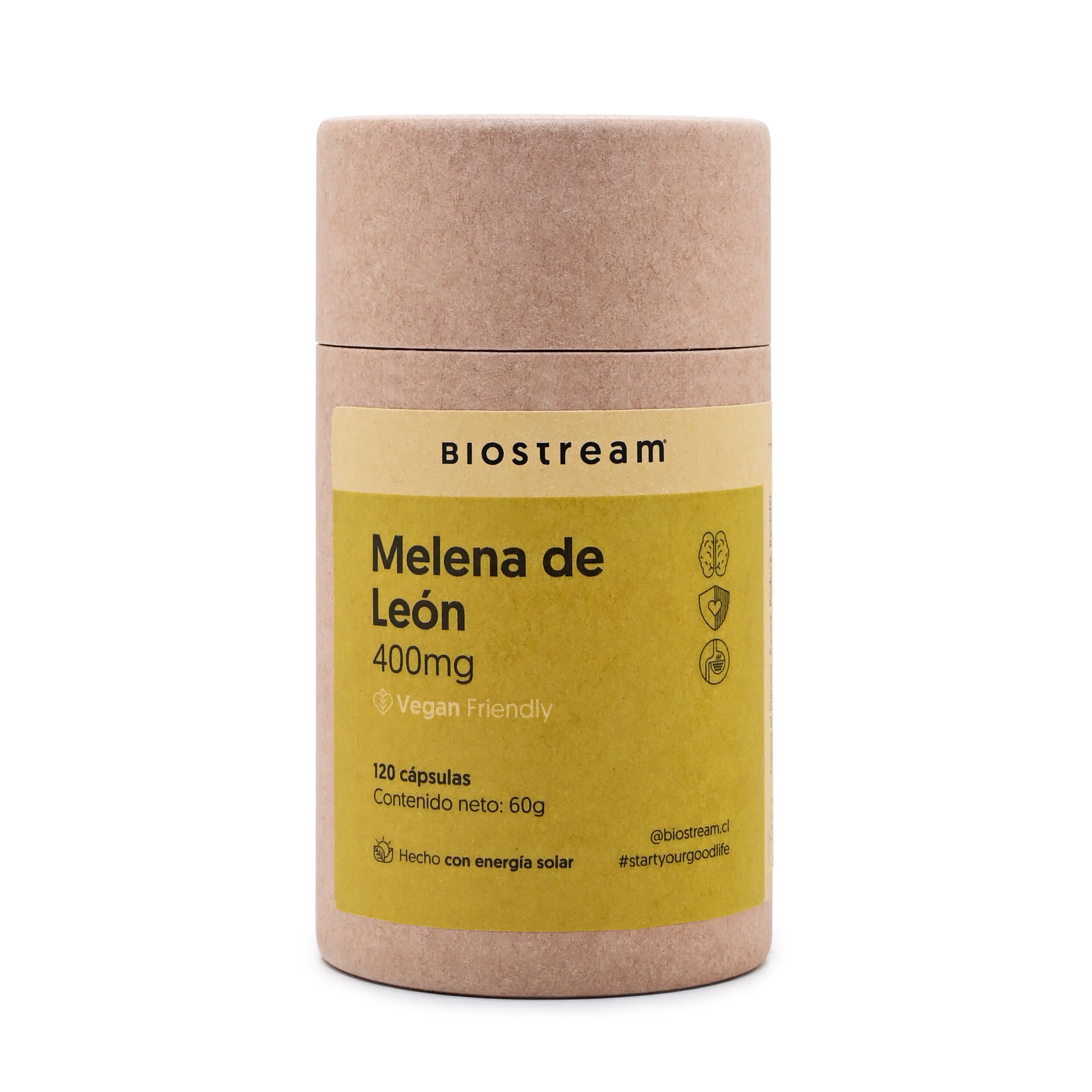 Hongo Melena de León 400mg 120 Cápsulas Vegano