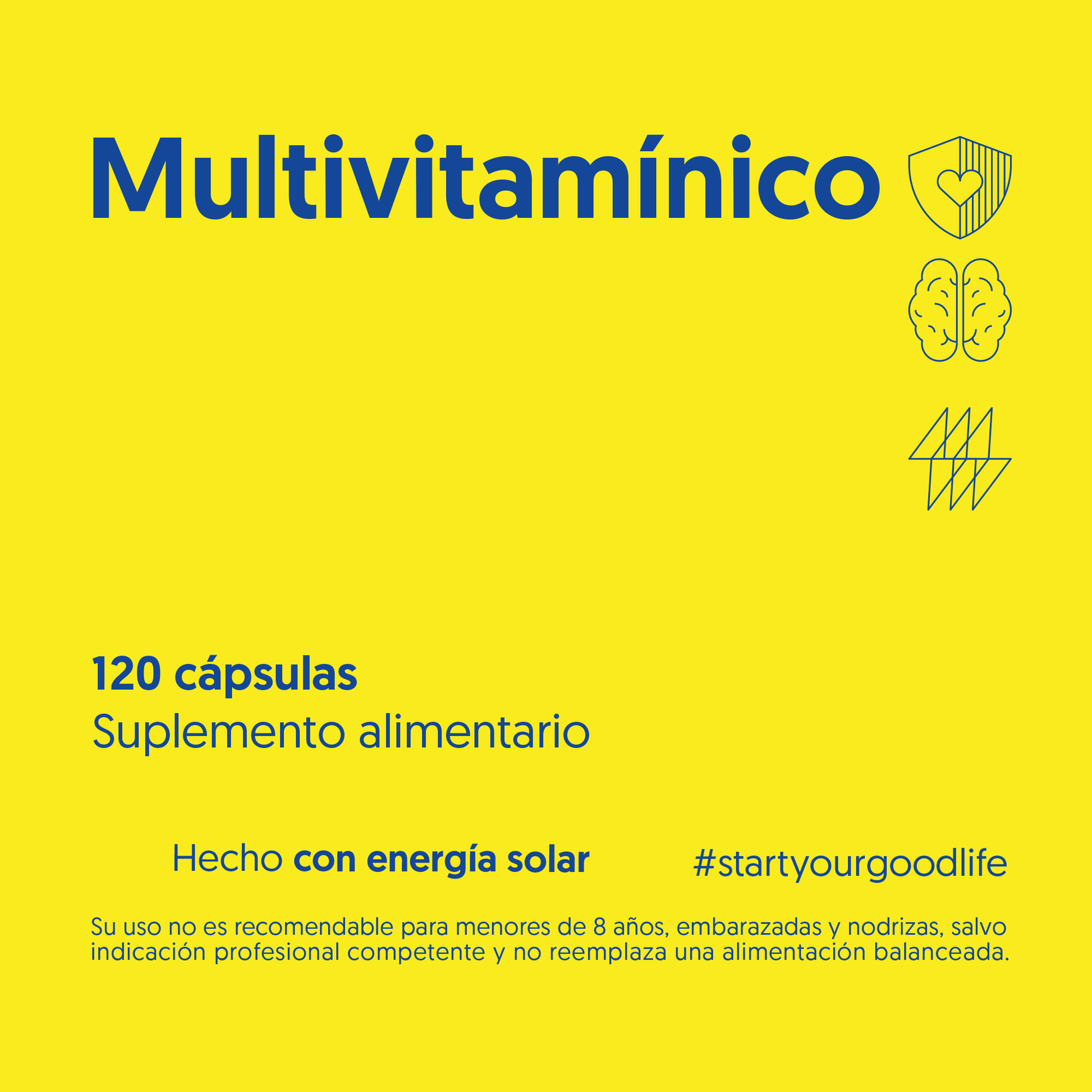 Multivitamínico 120 Cápsulas