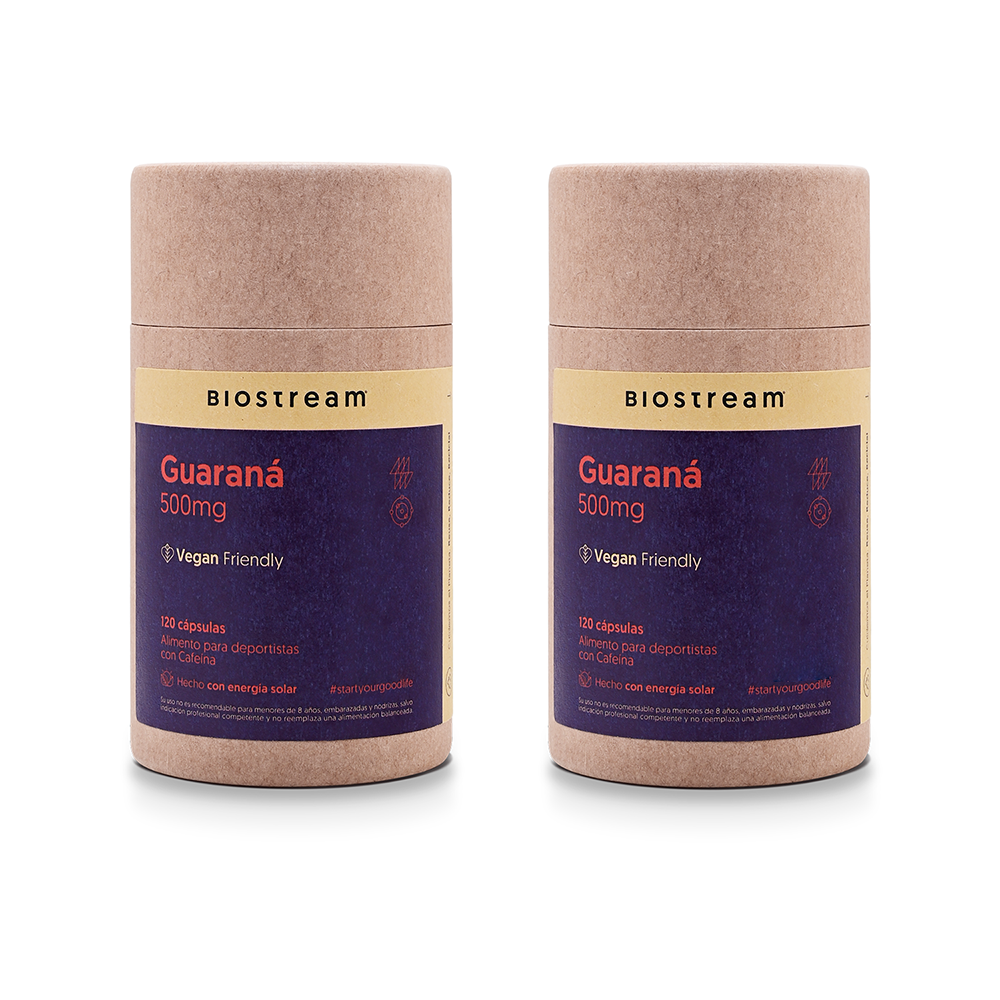Guaraná 500mg 120 Cápsulas Vegano