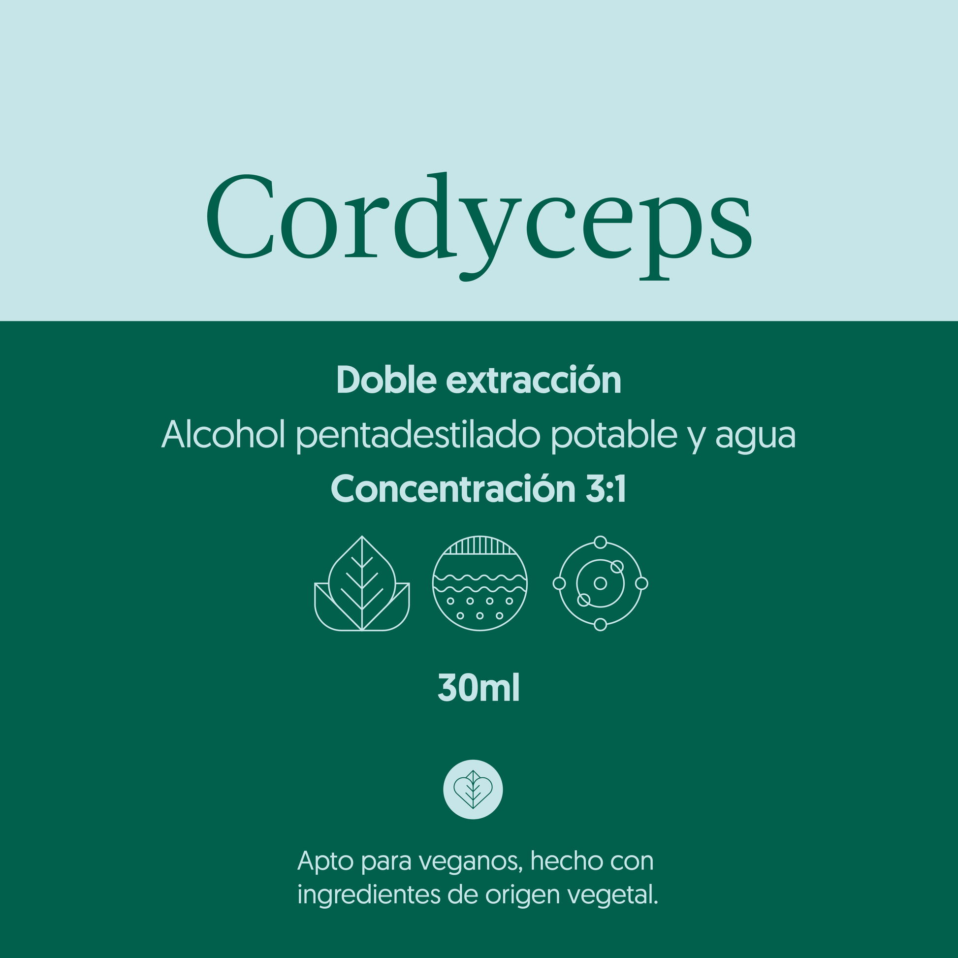 Hongo Cordyceps en Gotas - Ultra Concentrado 30ml