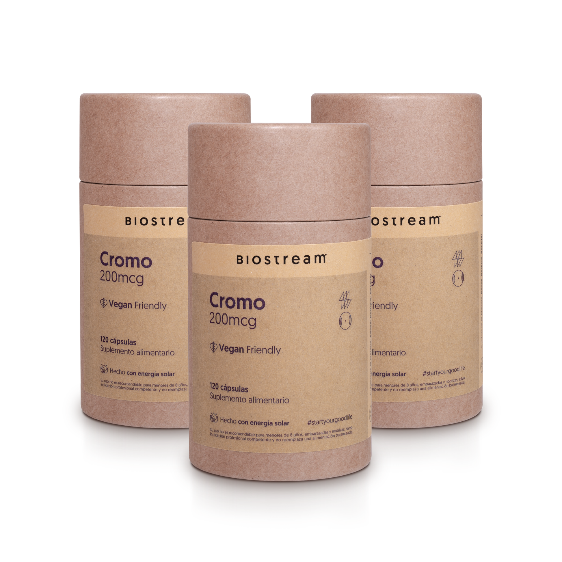 Cromo 200mcg 120 Cápsulas Vegano