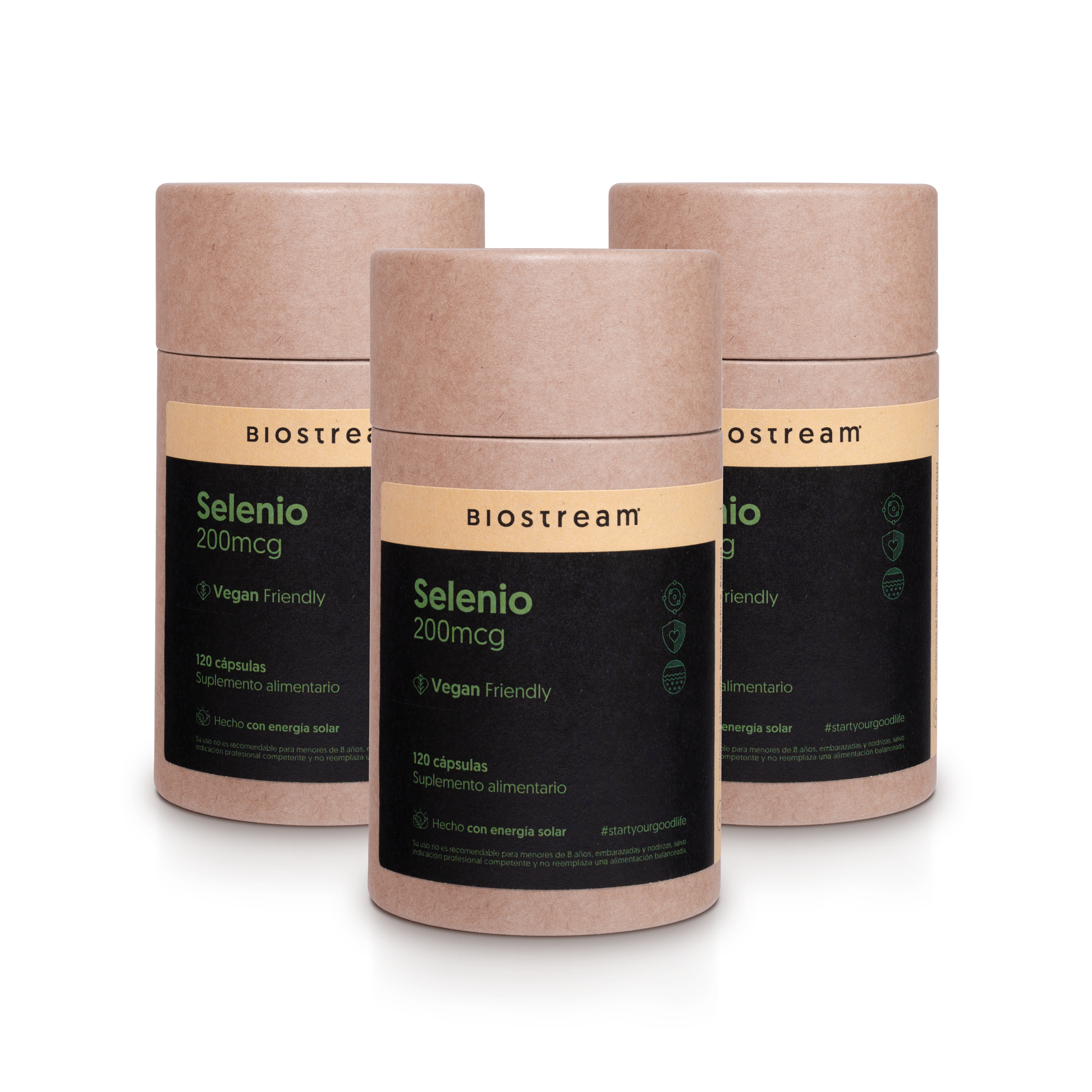 Selenio 200mcg 120 Capsulas Vegano