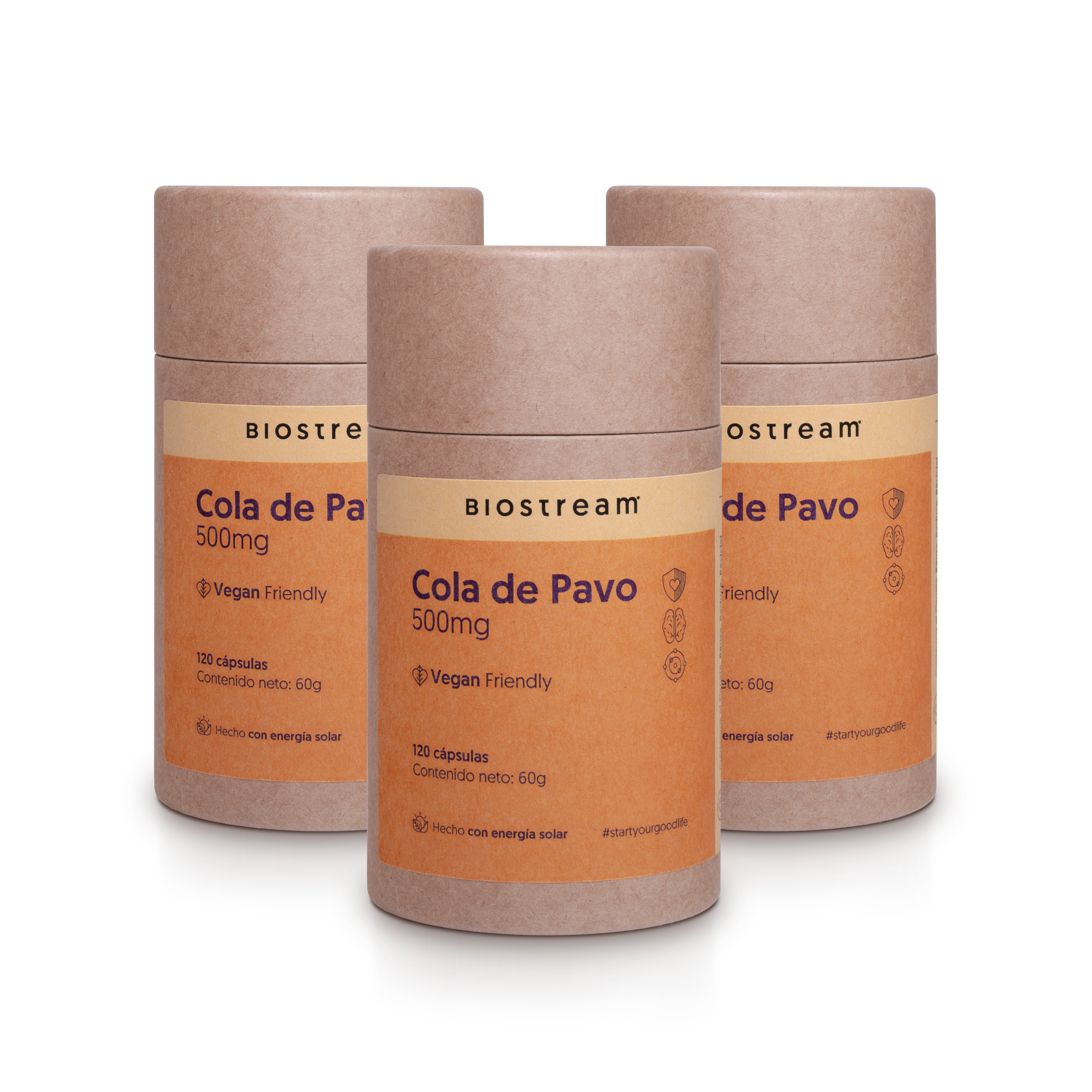 Hongo Cola de Pavo 500mg 120 Cápsulas Vegano