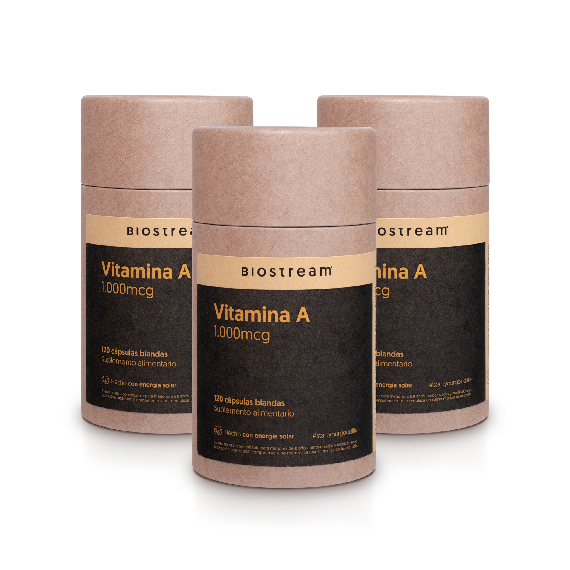 Vitamina A 1000mcg 120 Cápsulas Blandas