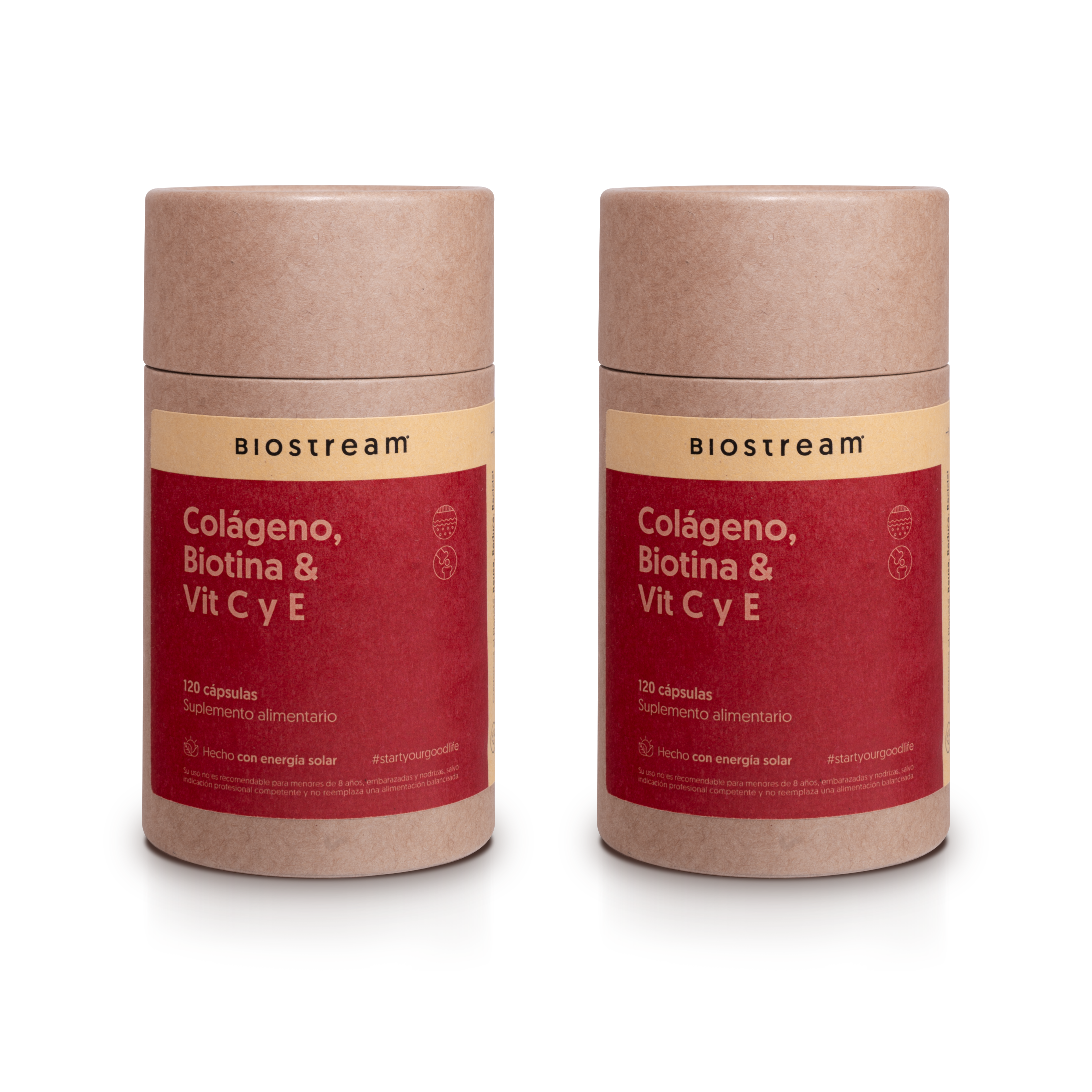 Colágeno Hidrolizado, Biotina & Vitamina C y E 120 Cápsulas