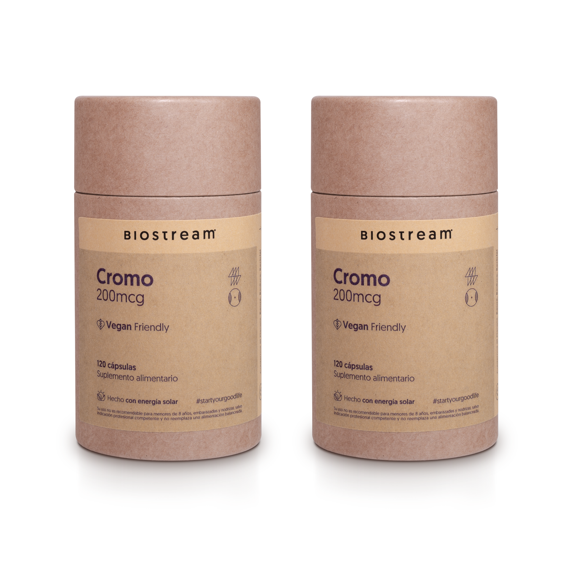 Cromo 200mcg 120 Cápsulas Vegano