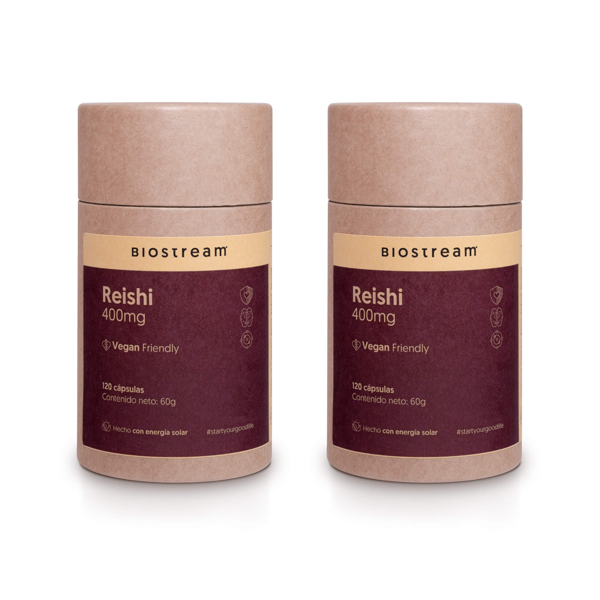 Hongo Reishi 400mg 120 Capsulas Vegano