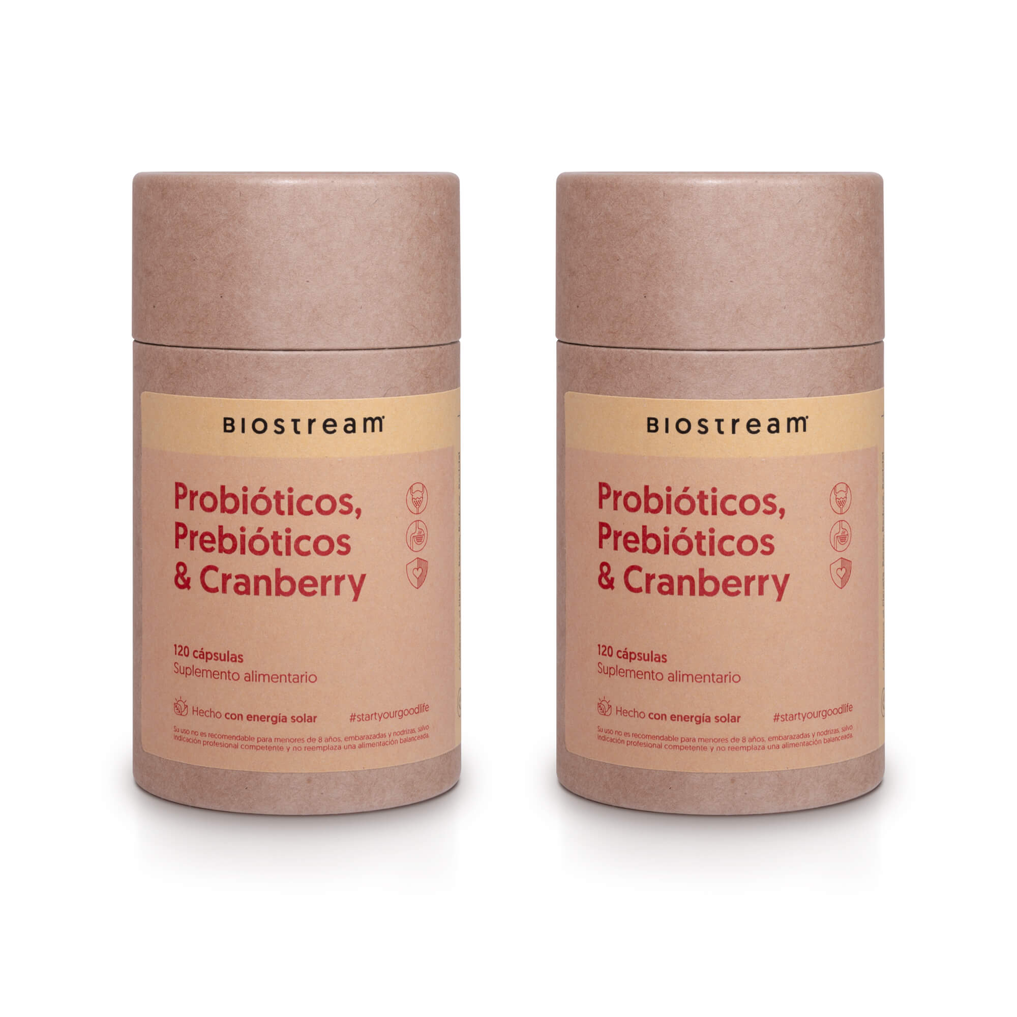 Probióticos, Prebióticos & Cranberry 120 Capsulas