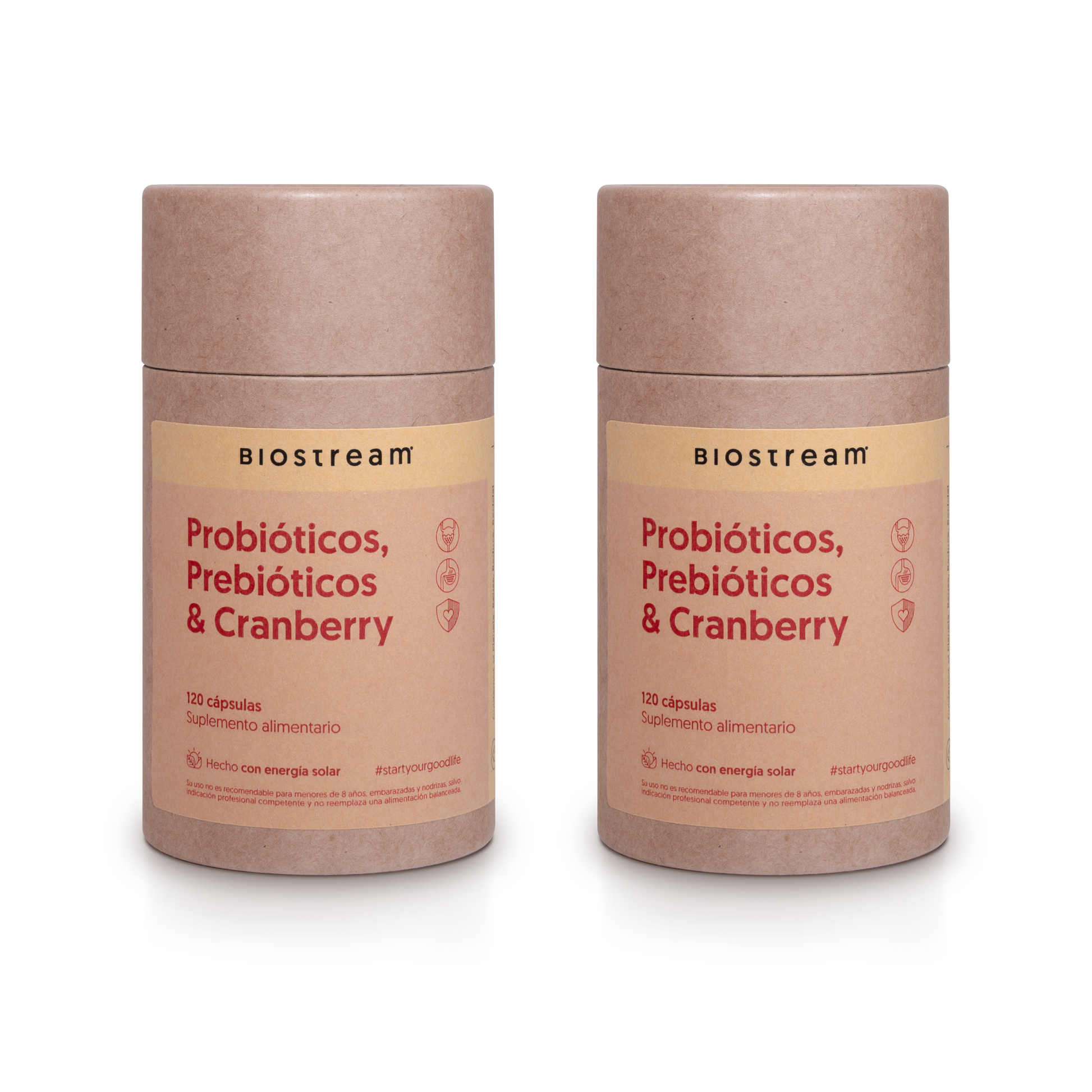 Probióticos, Prebióticos & Cranberry 120 Capsulas