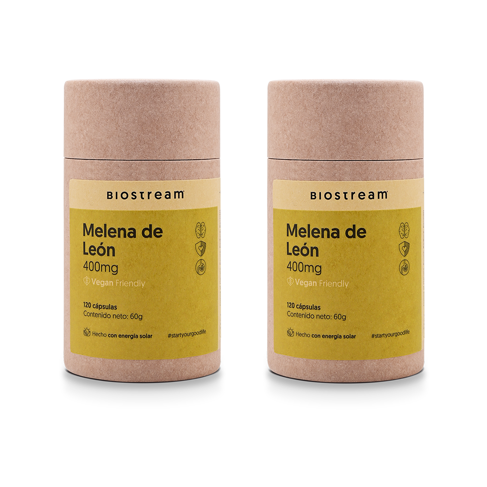 Hongo Melena de León 400mg 120 Cápsulas Vegano