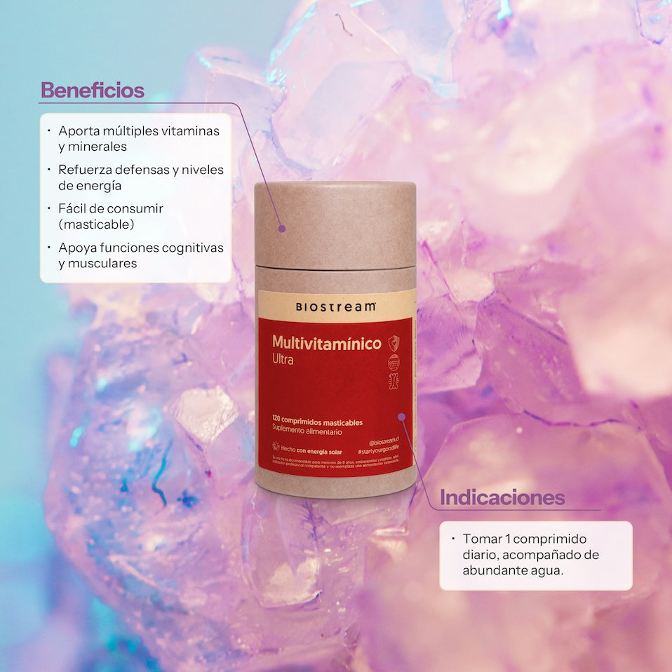 Multivitamíníco Ultra 120 Comprimidos Masticables