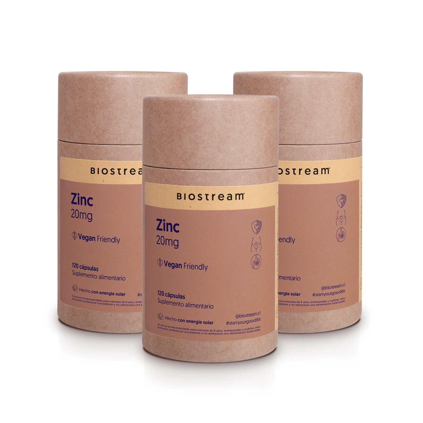 Zinc 20mg 120 Cápsulas Veganas
