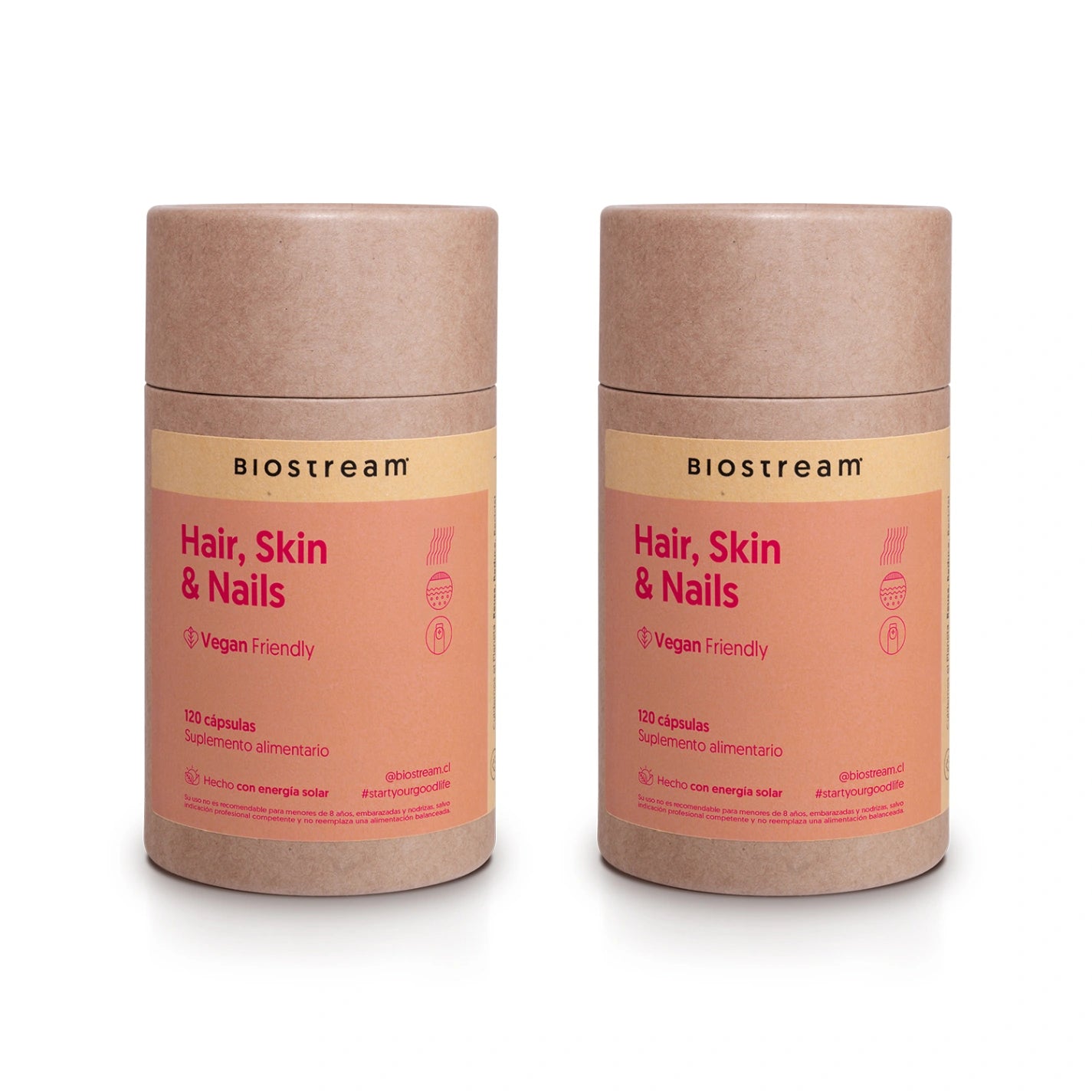Hair, Skin & Nails 120 Cápsulas Micropellets Vegano