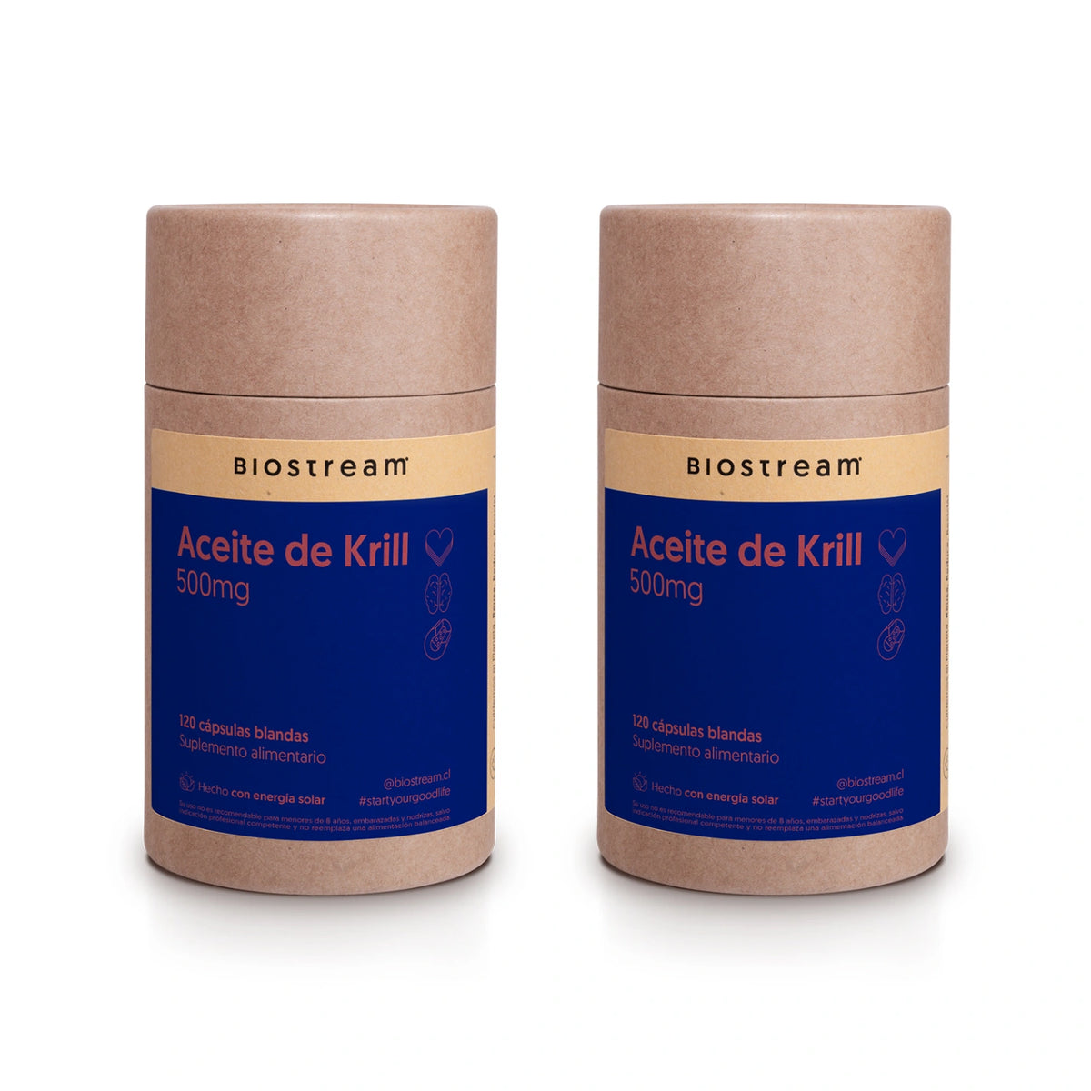 Aceite De Krill 500mg EPA + DHA 120 Cápsulas Blandas