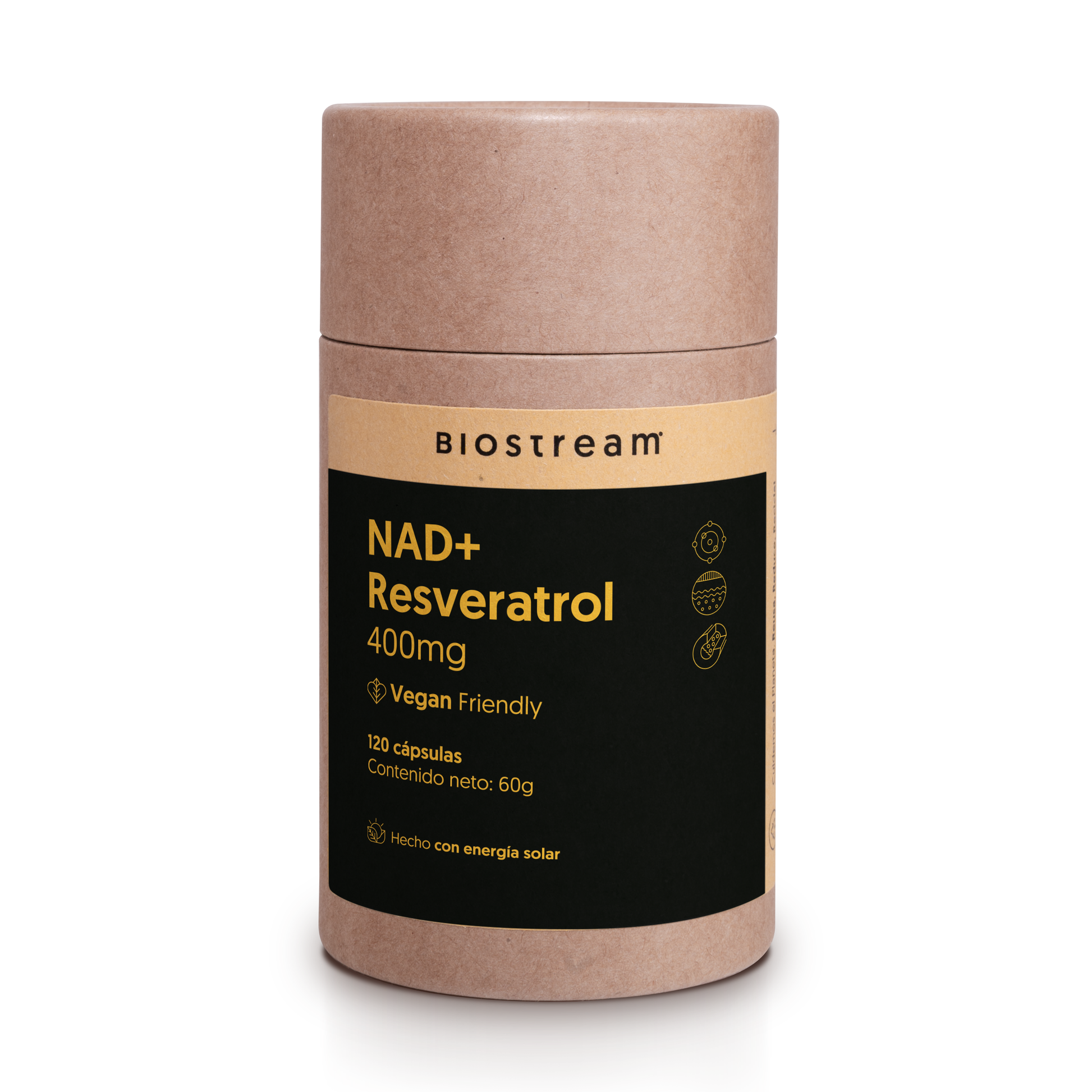 Nad+ Resveratrol 120 Cápsulas Vegano