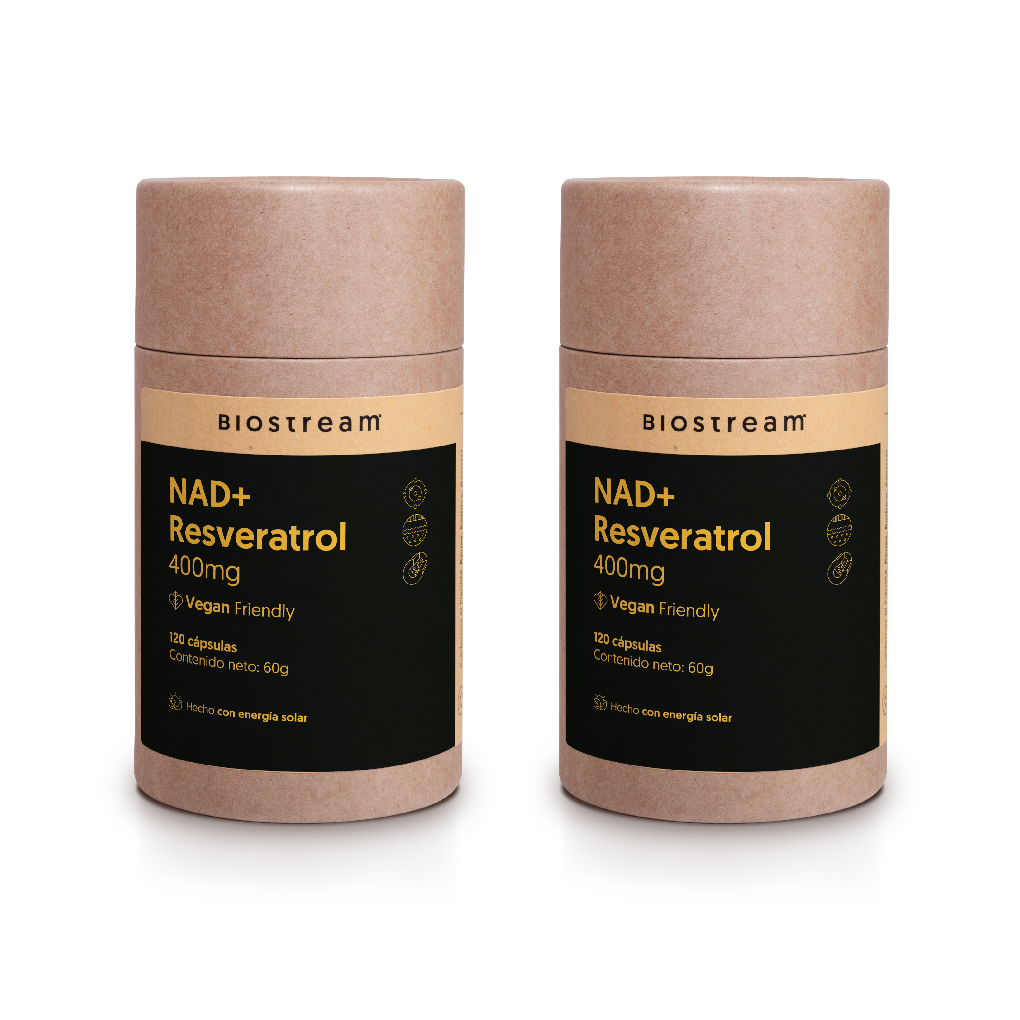 Nad+ Resveratrol 120 Cápsulas Vegano
