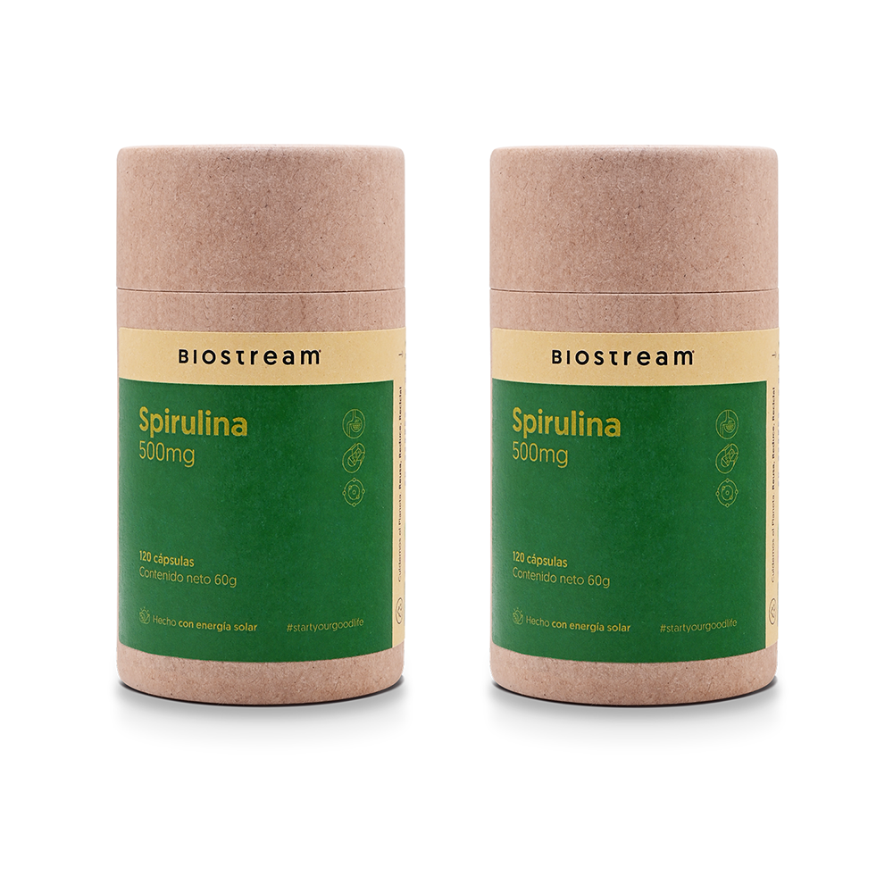 Spirulina 500mg 120 Cápsulas