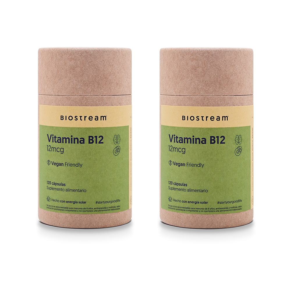 Vitamina B12 12mcg 120 Cápsulas Vegana