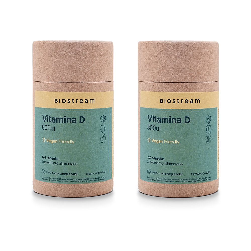 Vitamina D 800ui 120 Cápsulas Vegana