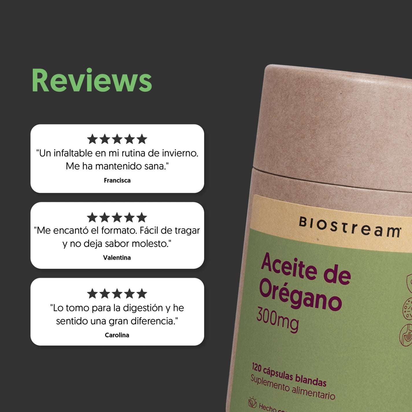 Aceite de Orégano 300mg 120 cápsulas blandas