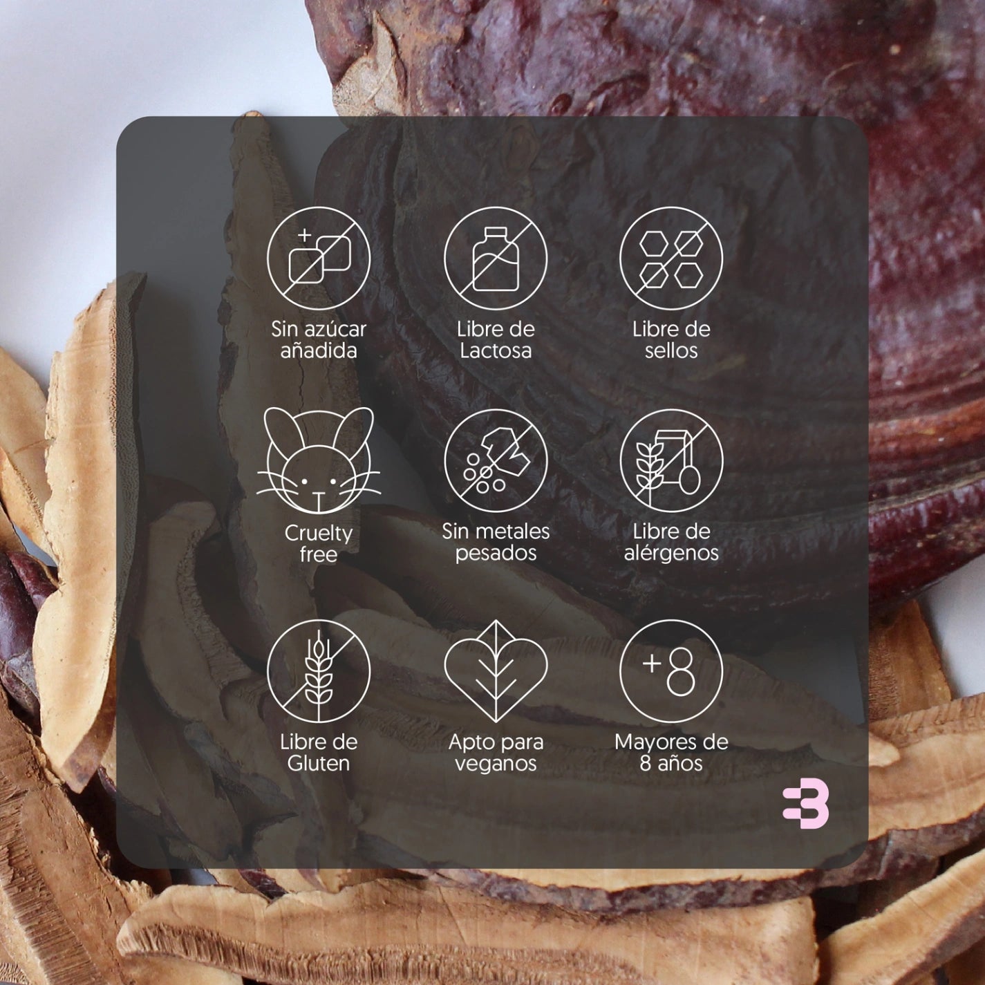 Ashwagandha + Reishi 500mg 120 cápsulas Vegana