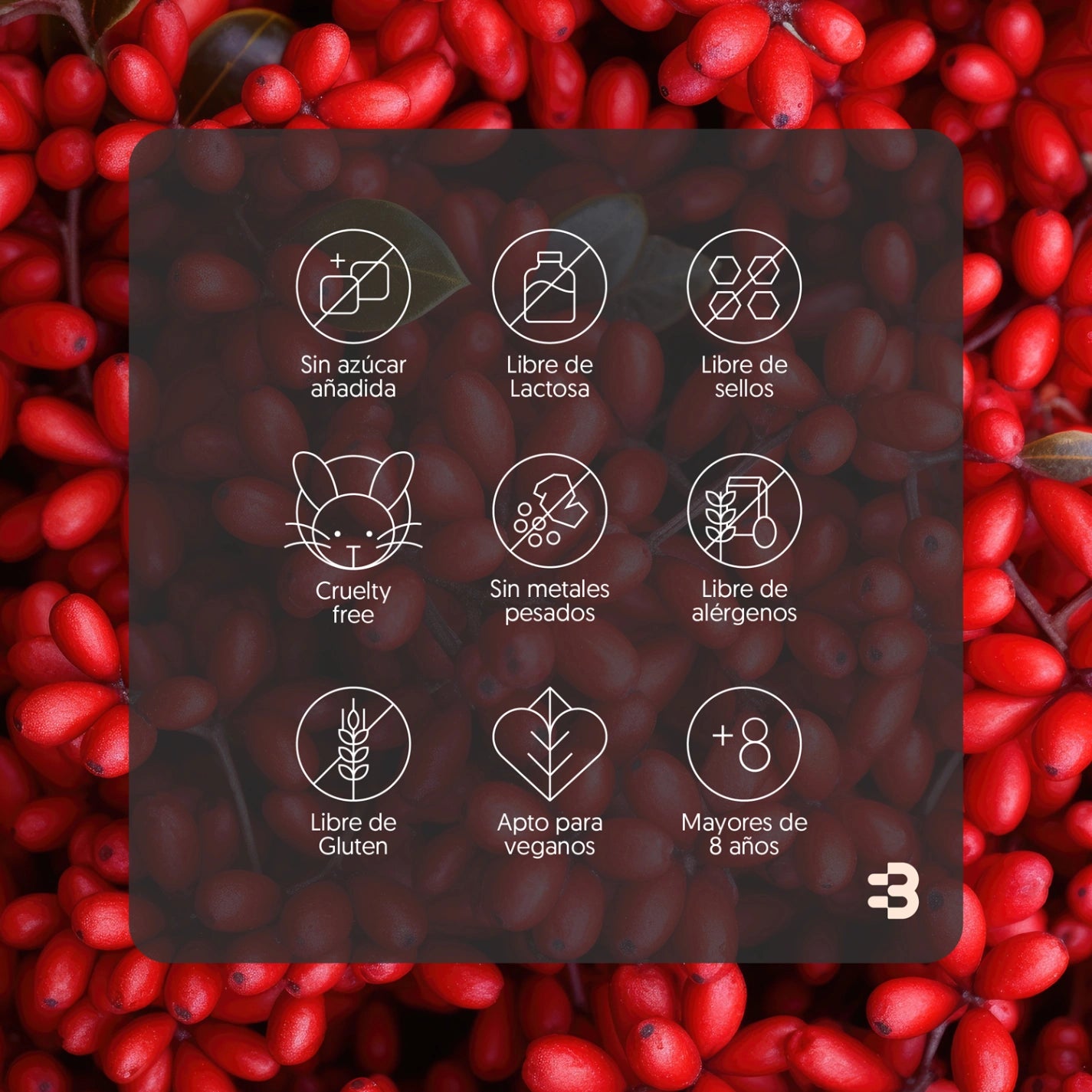 Berberina 500mg 120 Cápsulas Vegana