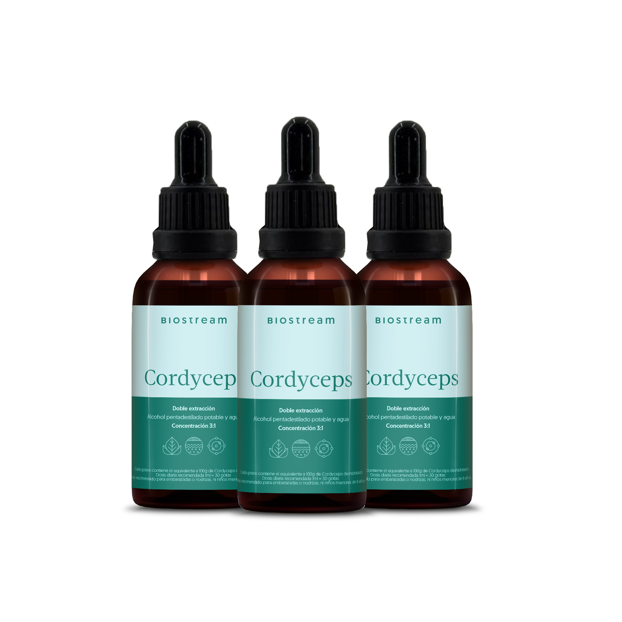 Hongo Cordyceps en Gotas - Ultra Concentrado 30ml