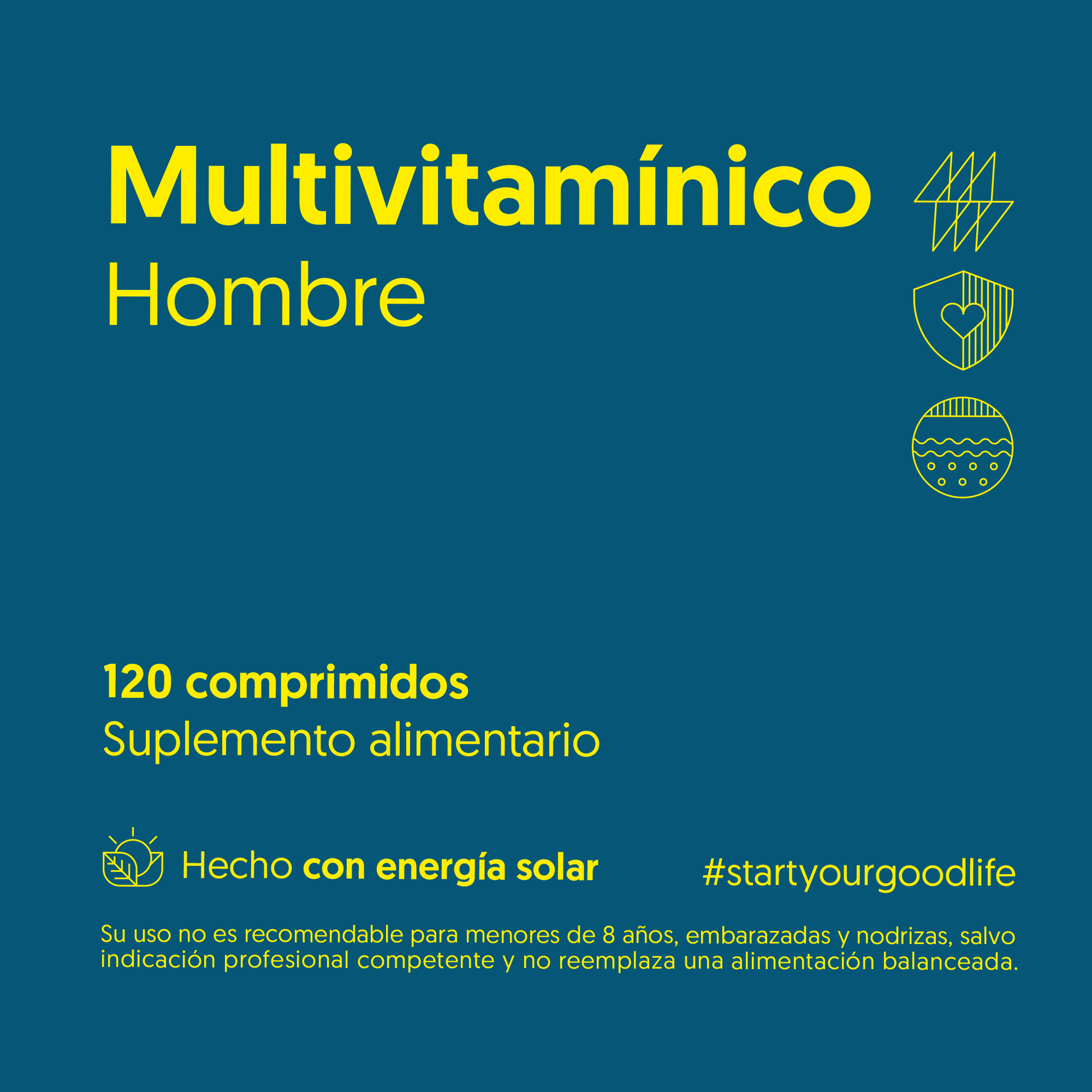 Multivitamínico Hombre 120 comprimidos
