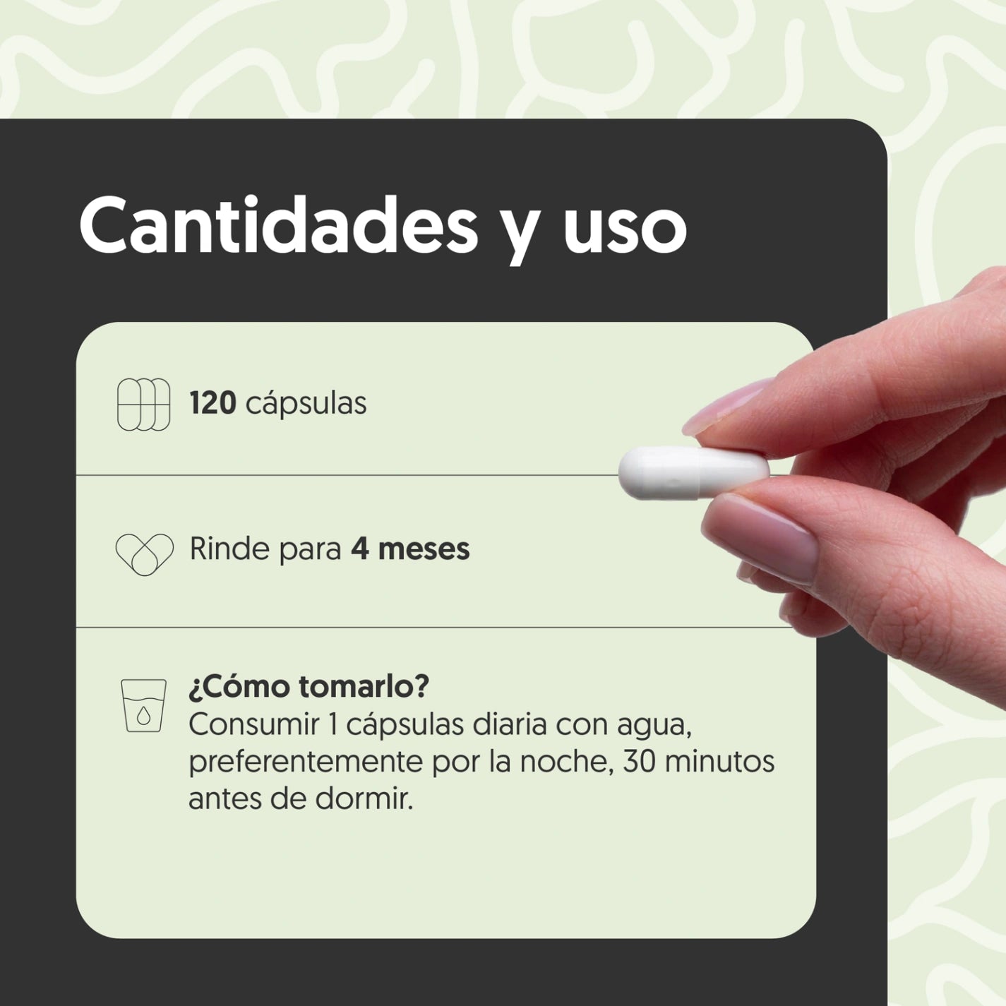 Magnesio Quelado 400mg 120 Cápsulas Vegano