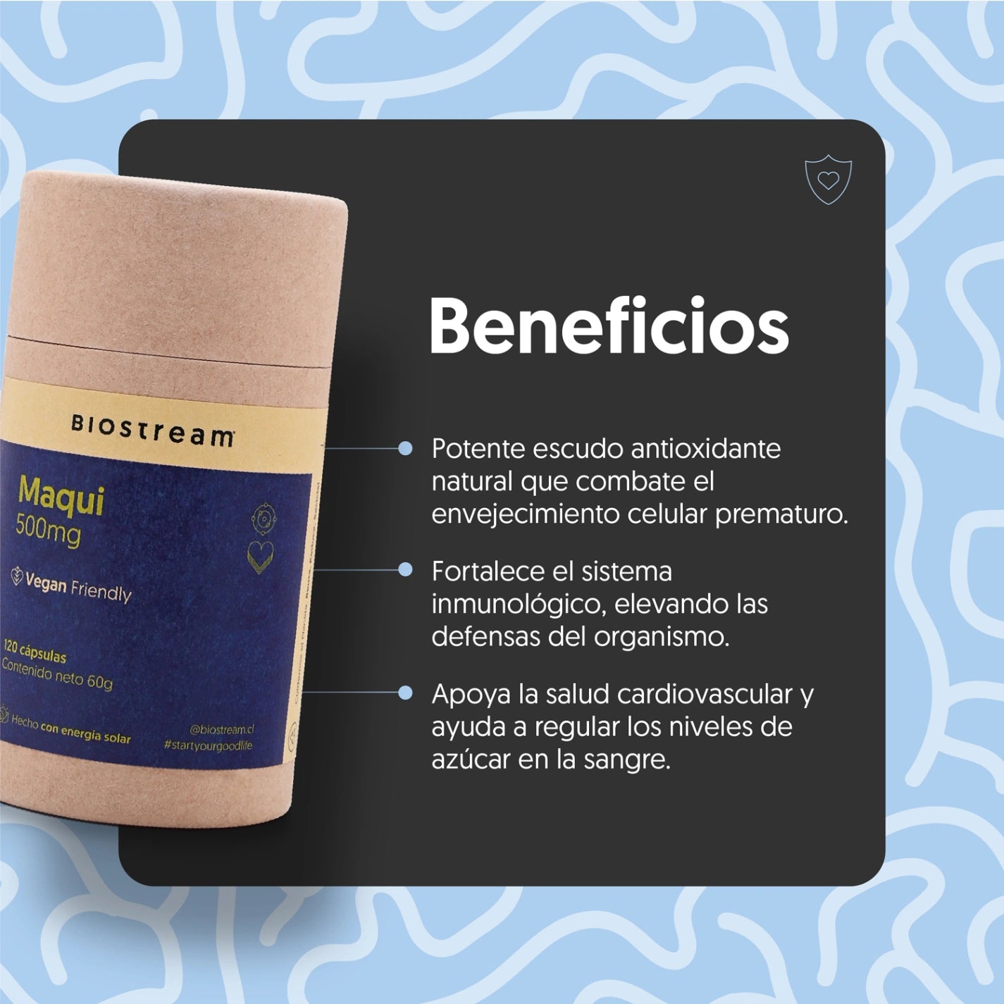 Maqui 500mg 120 Cápsulas Vegano