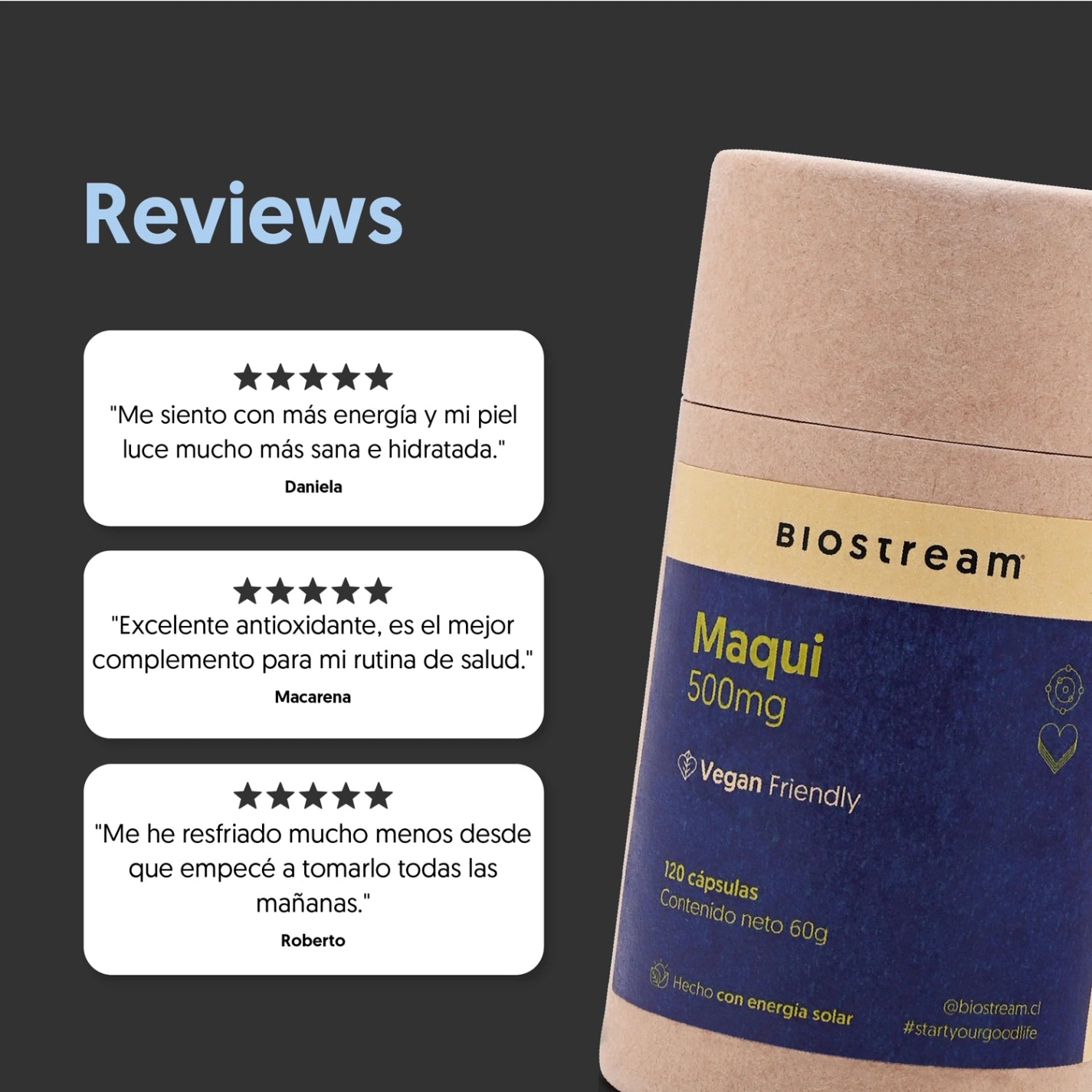 Maqui 500mg 120 Cápsulas Vegano