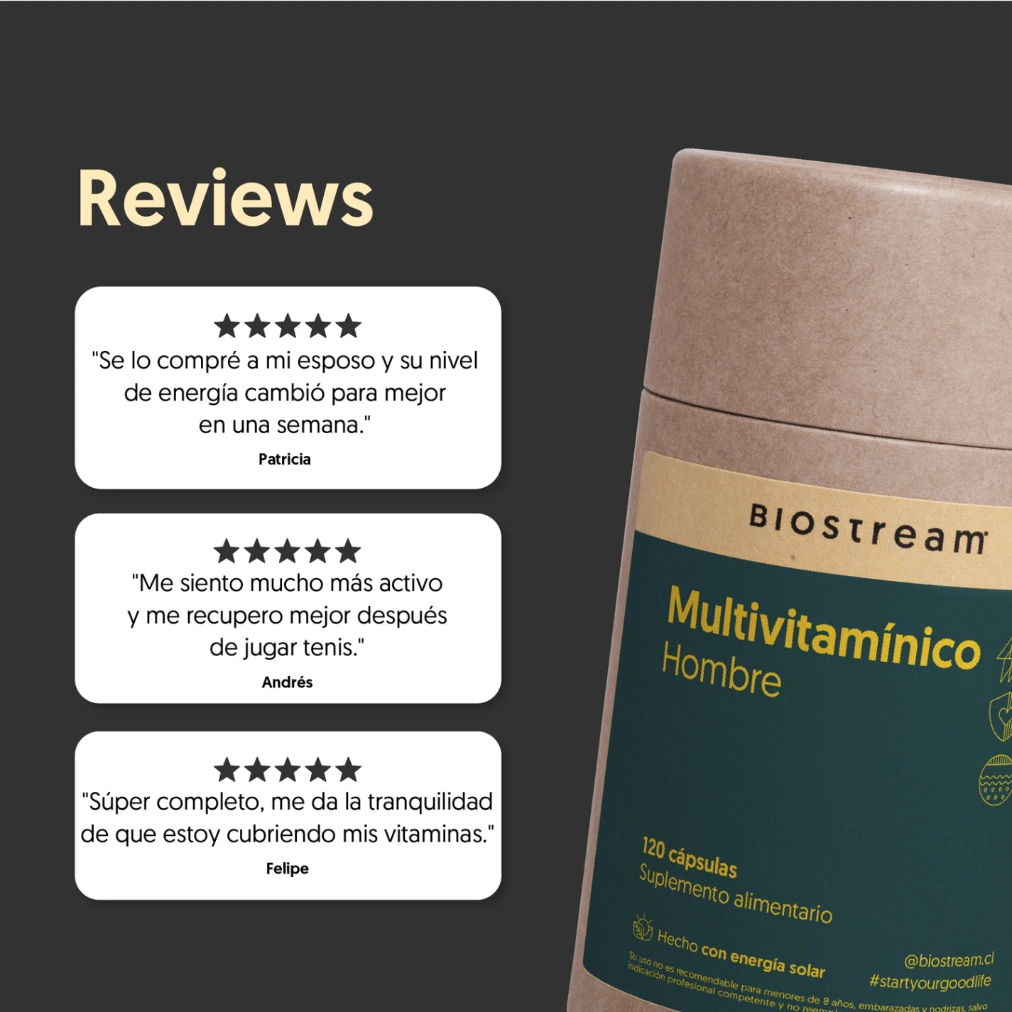 Multivitamínico Hombre 120 Cápsulas