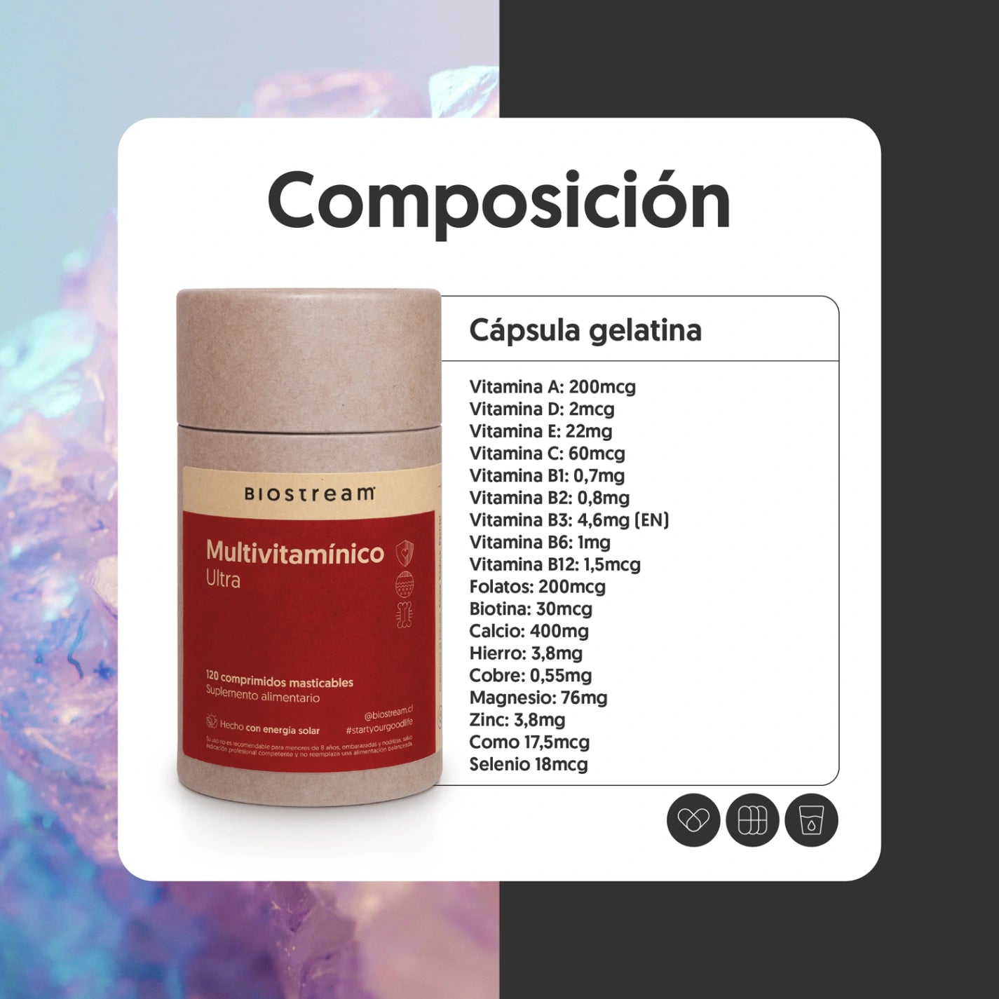Multivitamíníco Ultra 120 Comprimidos Masticables