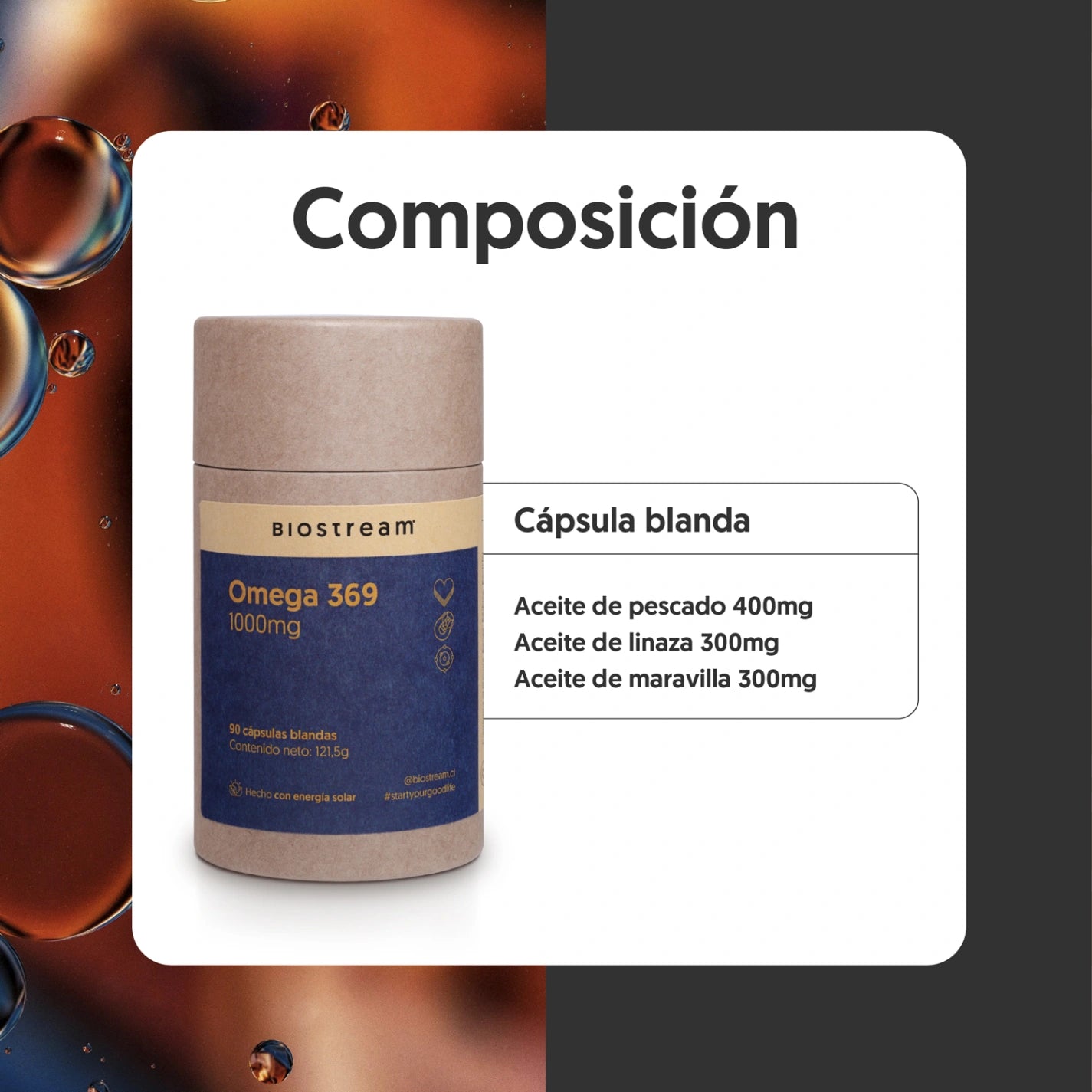 Omega 369 1000mg 90 Cápsulas Blandas