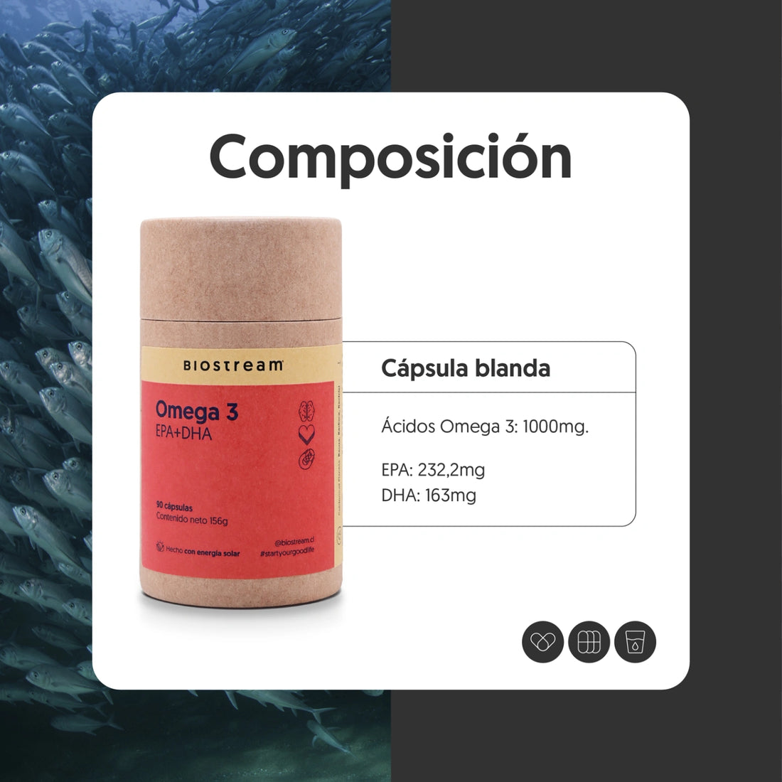 Comprar omega 3 en Chile con buena concentración